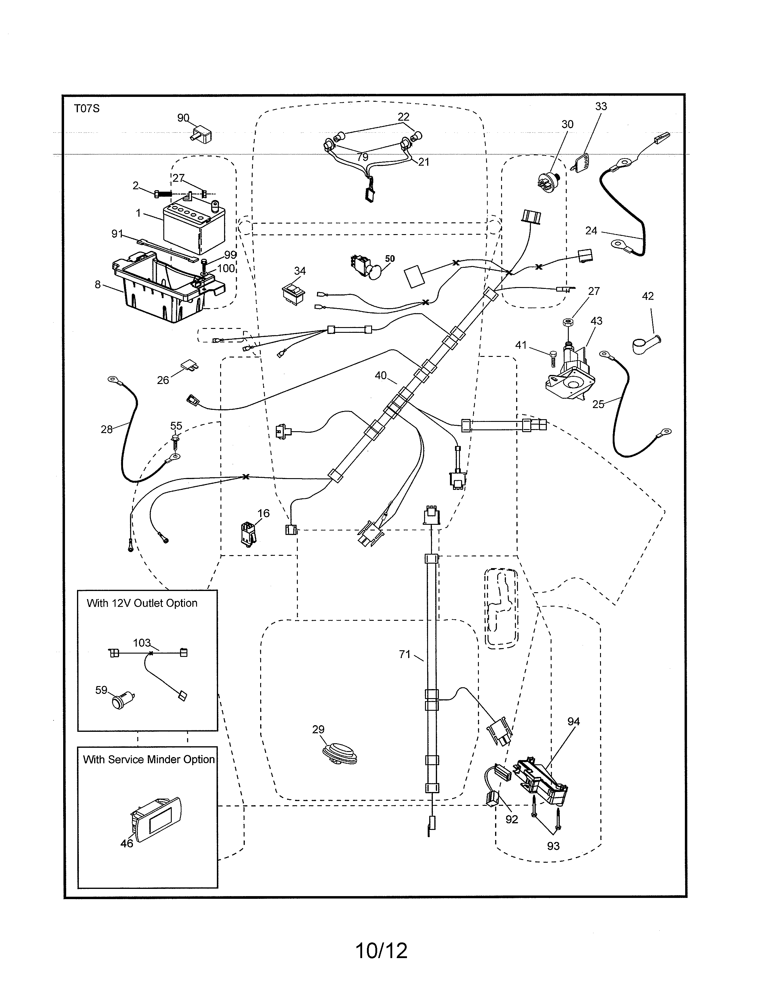 Husqvarna LGT24K54/240471 electrical diagram
