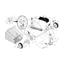 Craftsman 917376542 drive control/gear case/wheels diagram