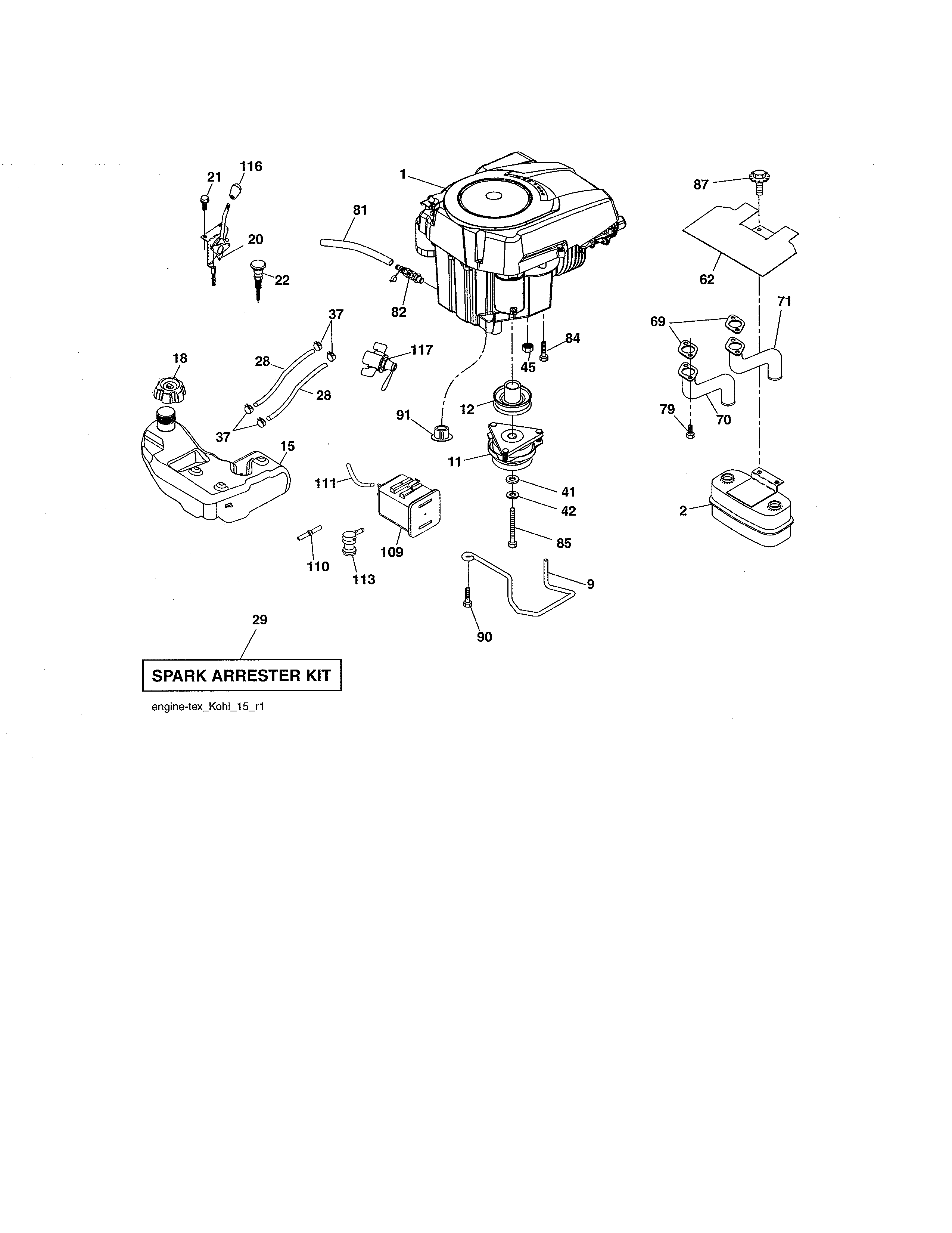 Craftsman 917250251 engine diagram