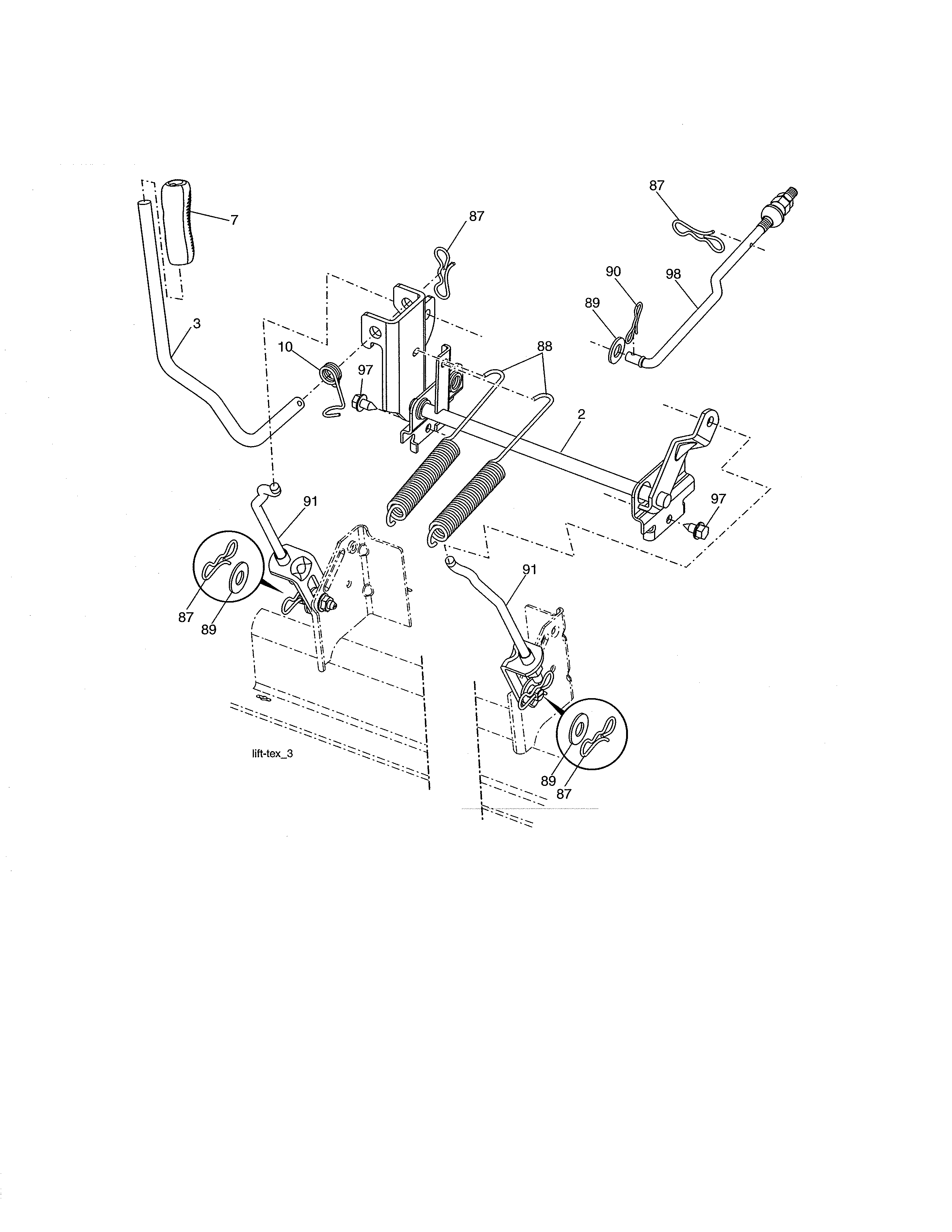 Craftsman 917250251 lift diagram