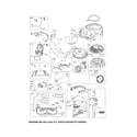 Craftsman 917250231 blower housing/crankshaft diagram