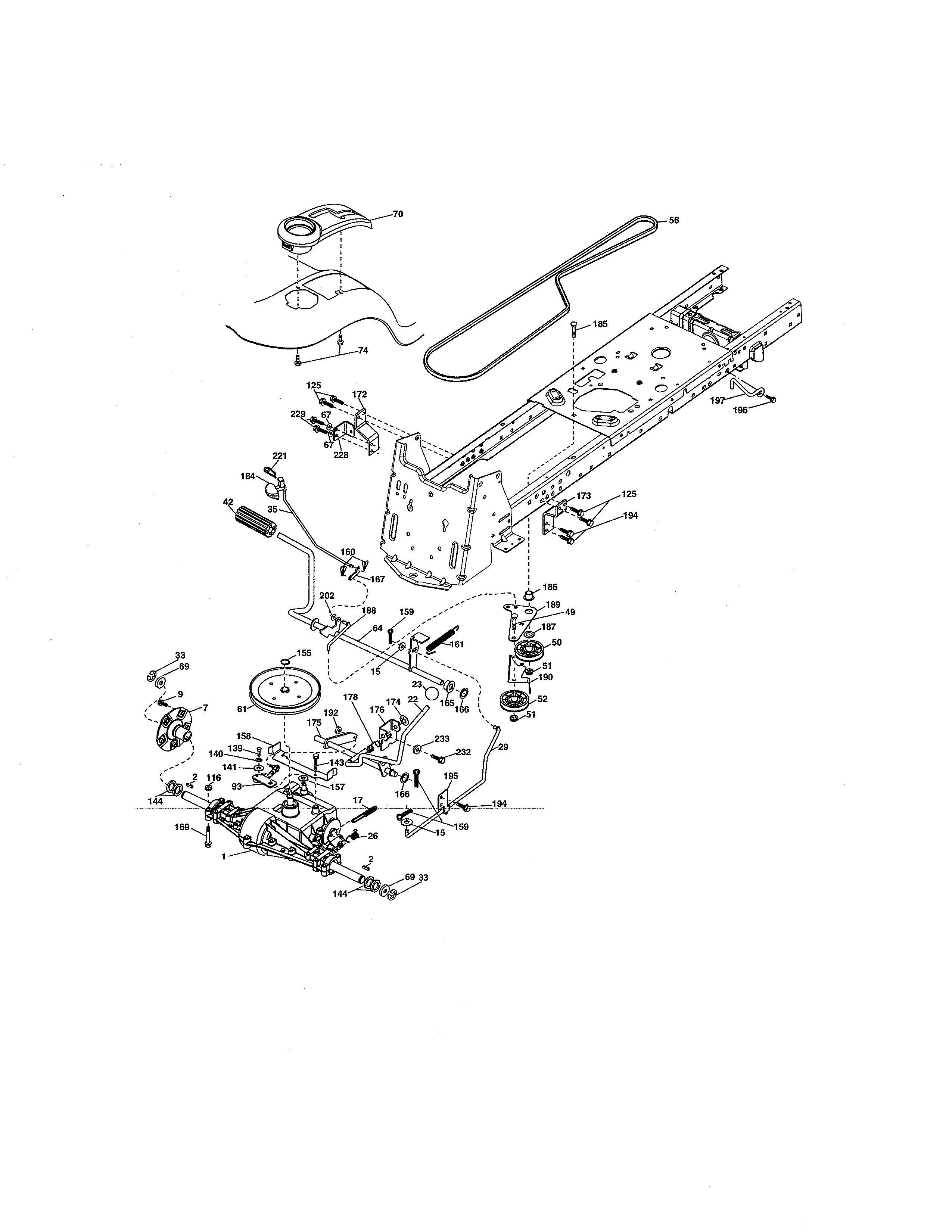 Craftsman 917250241 ground drive diagram