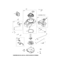 MTD 11A-B26T799 blower housing/fuel tank diagram