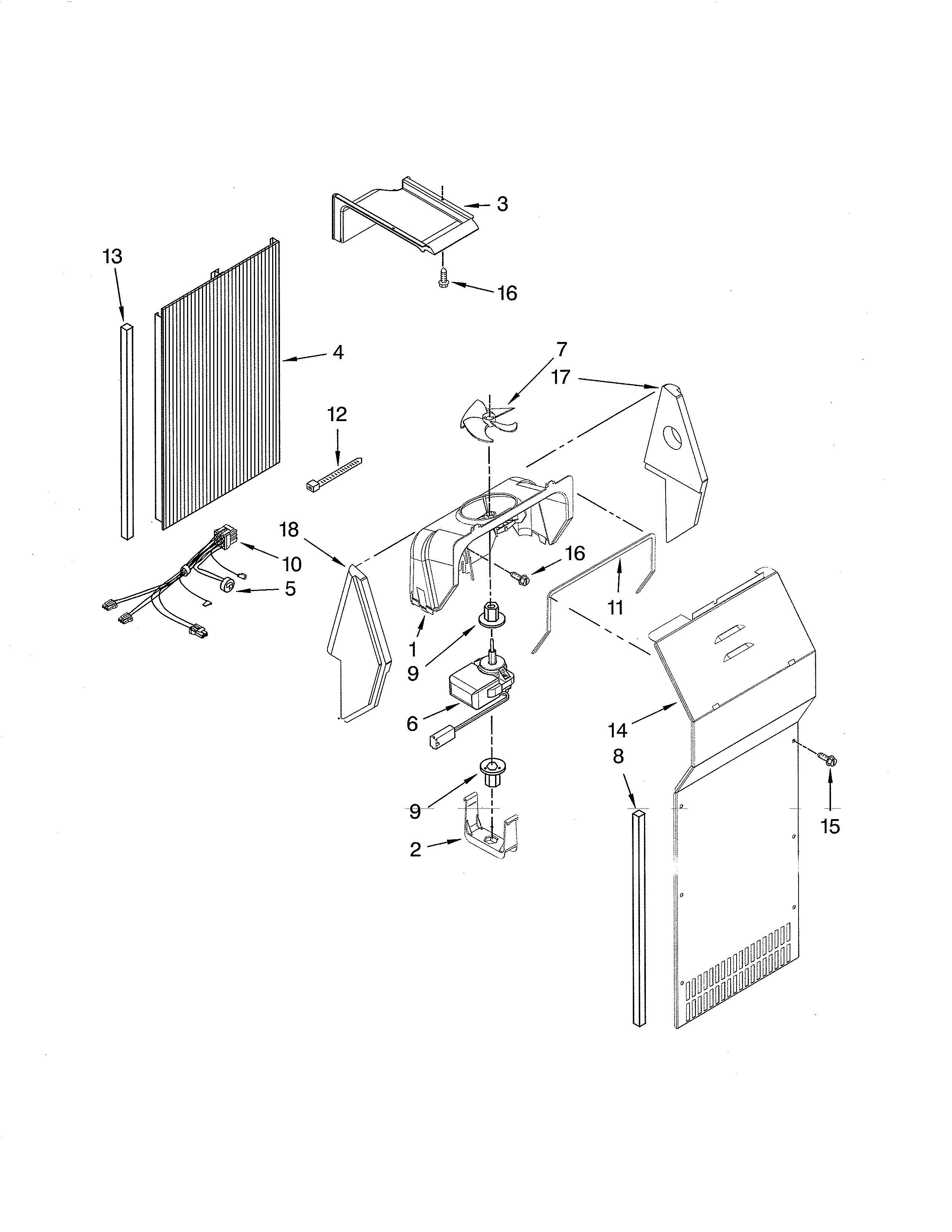 Whirlpool GS6NHAXVK04 air flow diagram
