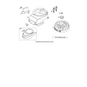 Briggs & Stratton 124T02-0161-B1 blower housing diagram