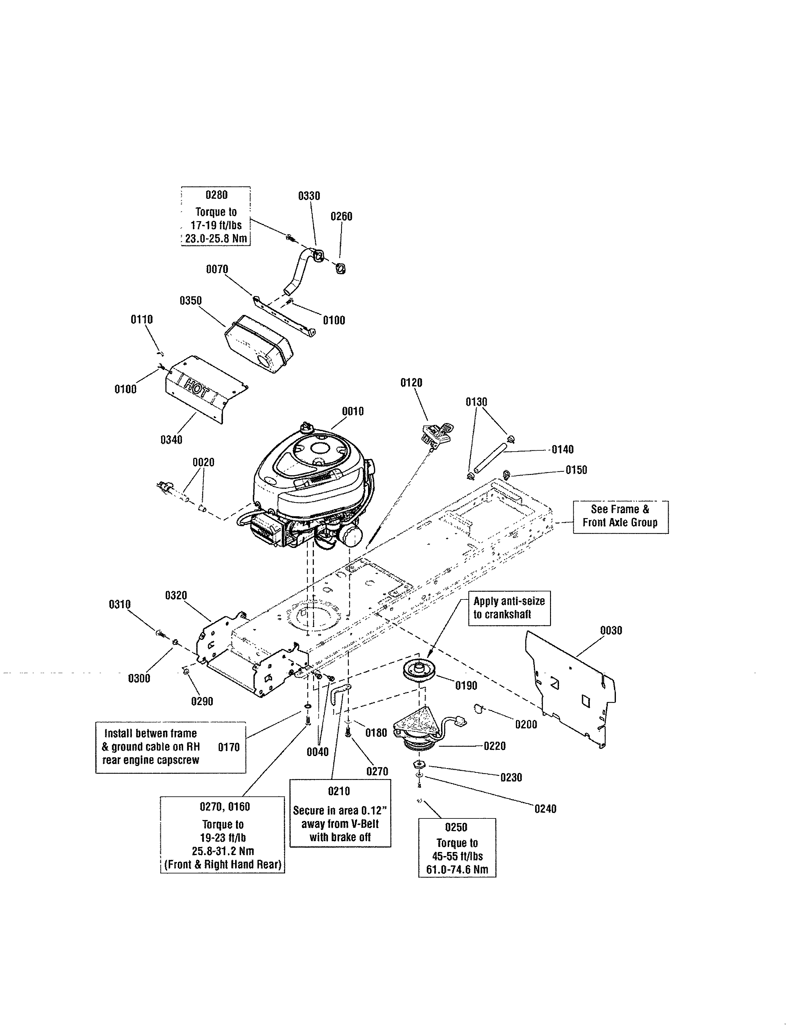 Snapper 2690980 engine-21hp b&s single pro series diagram