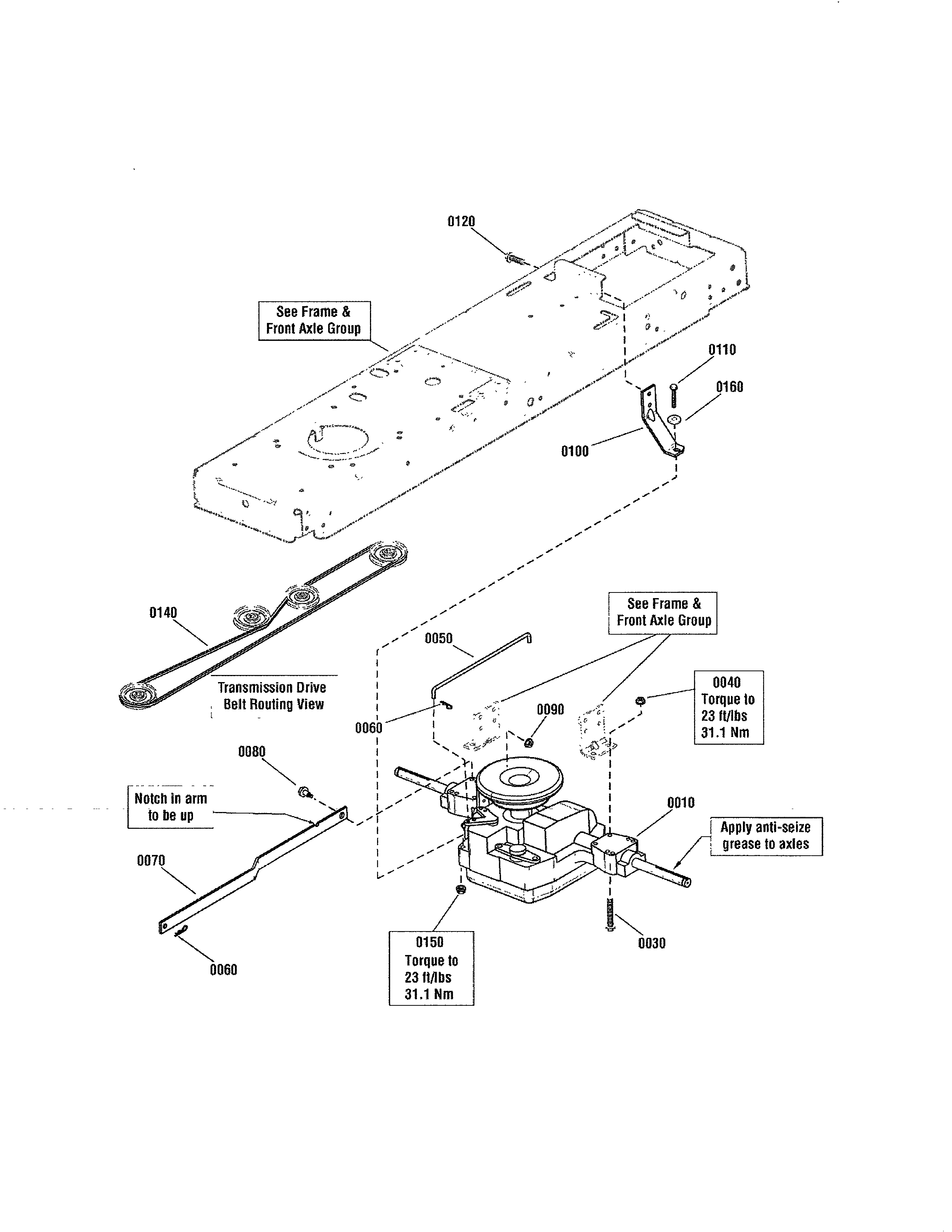 Snapper 2690980 transmission diagram