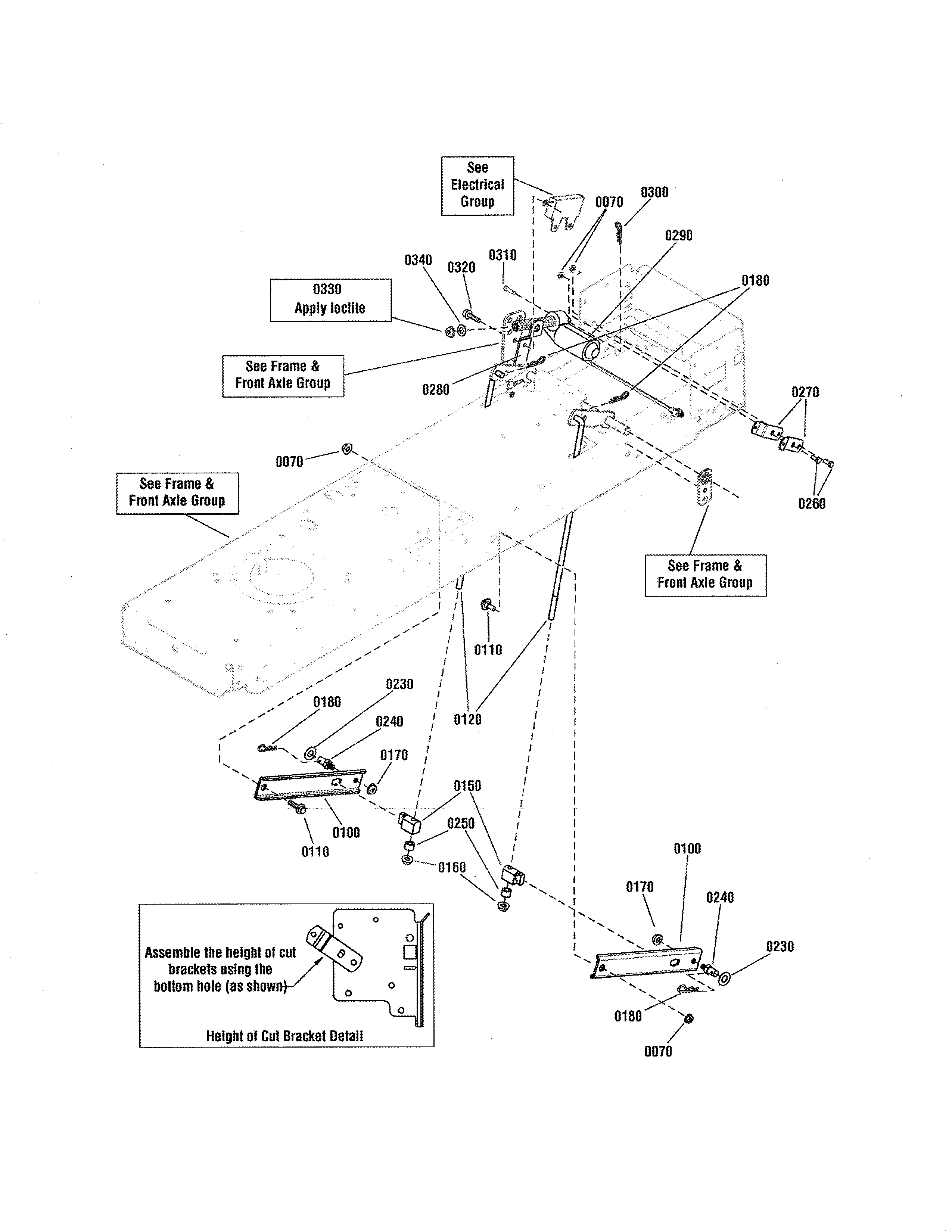 Snapper 2690980 lift - electric diagram