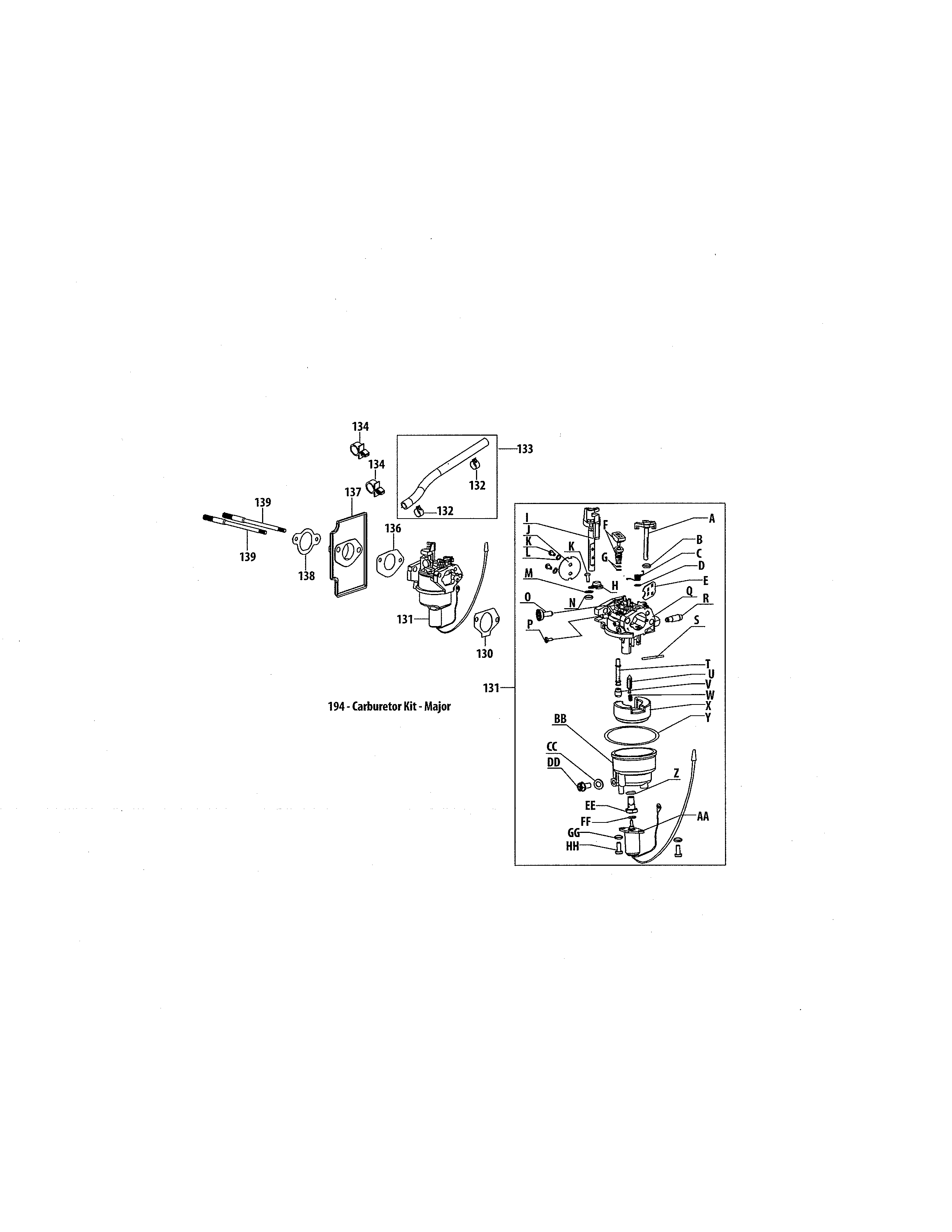 Craftsman 247203705 carburetor diagram