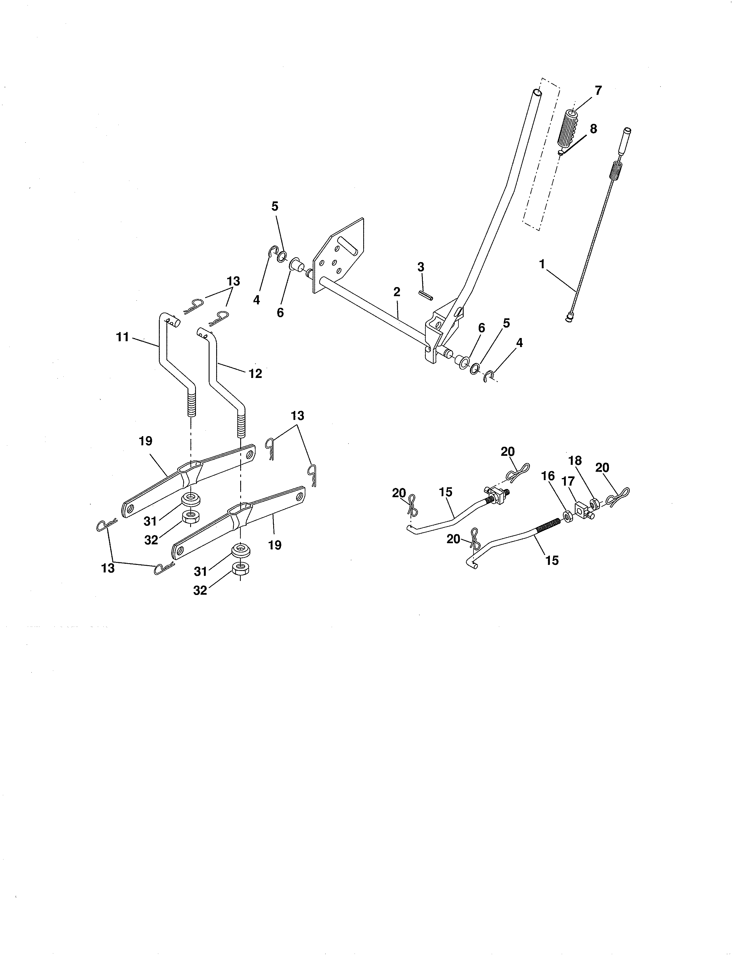 Craftsman 917289031 lift diagram