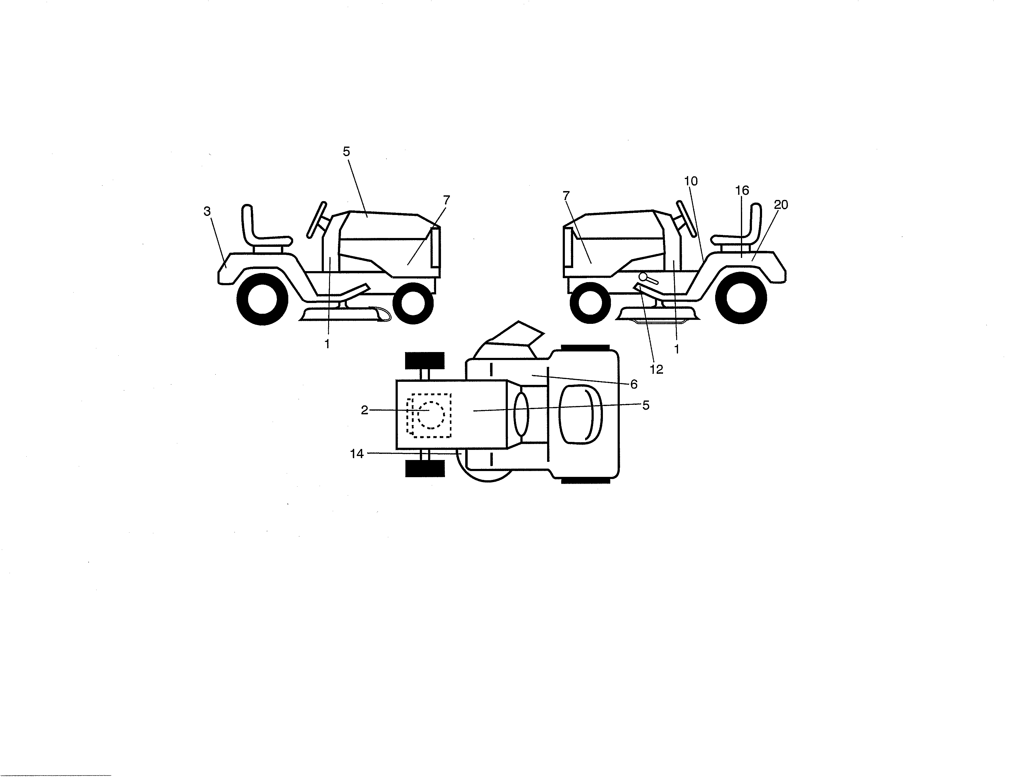 Craftsman 917289032 decals diagram