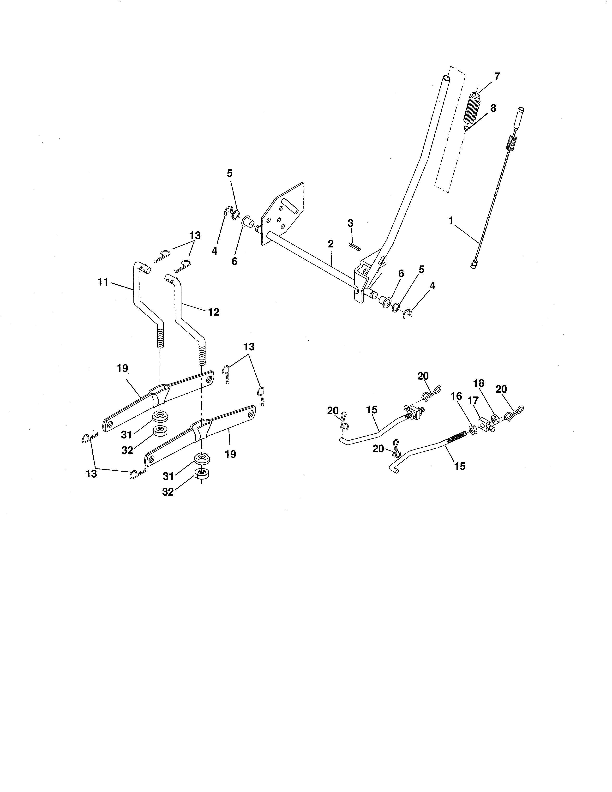 Craftsman 917289032 lift diagram