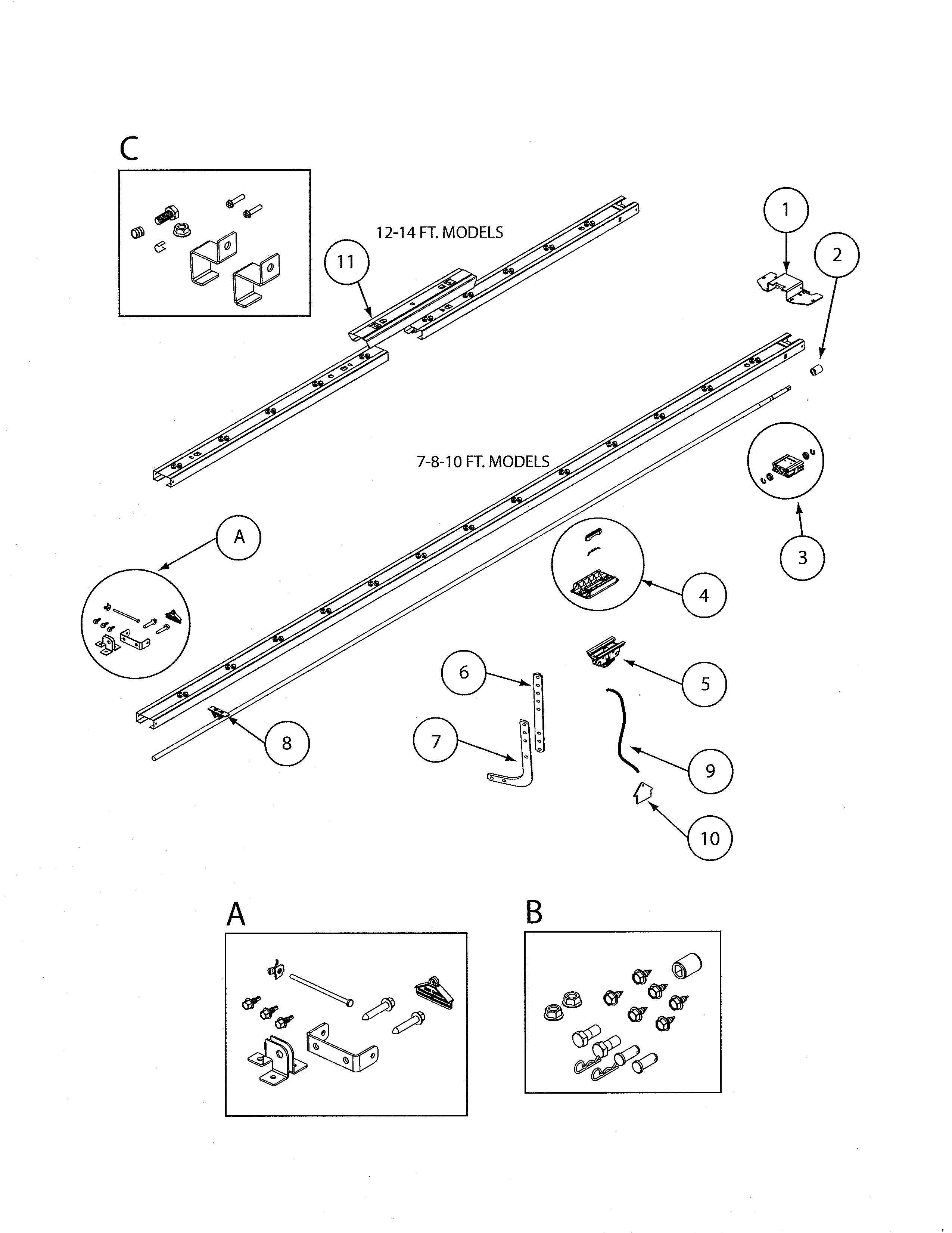 Genie 3062 screw channel diagram