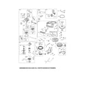 Craftsman 917250222 carburetor/blower housing diagram