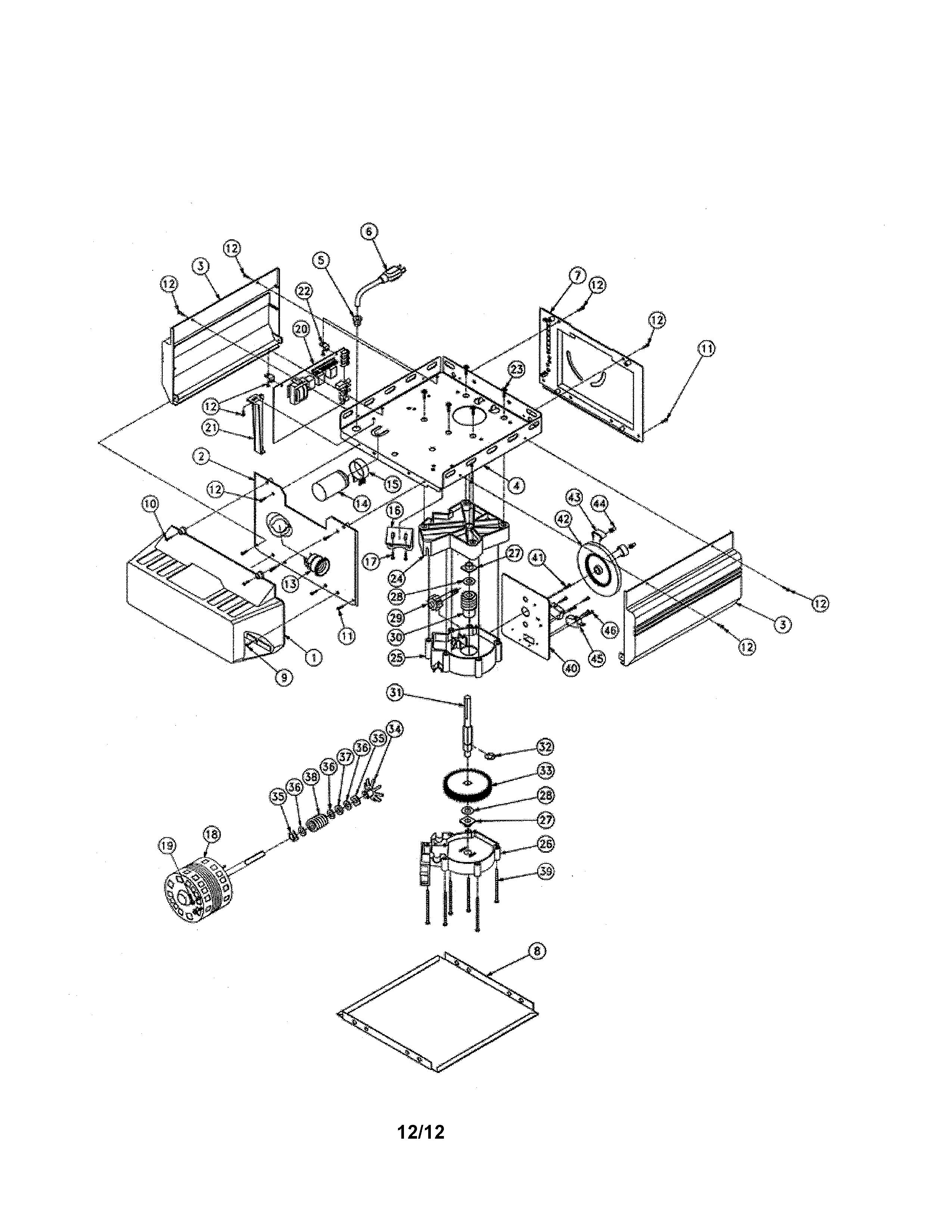 Genie AC CHAIN DRIVE ac chain drive powerhead diagram