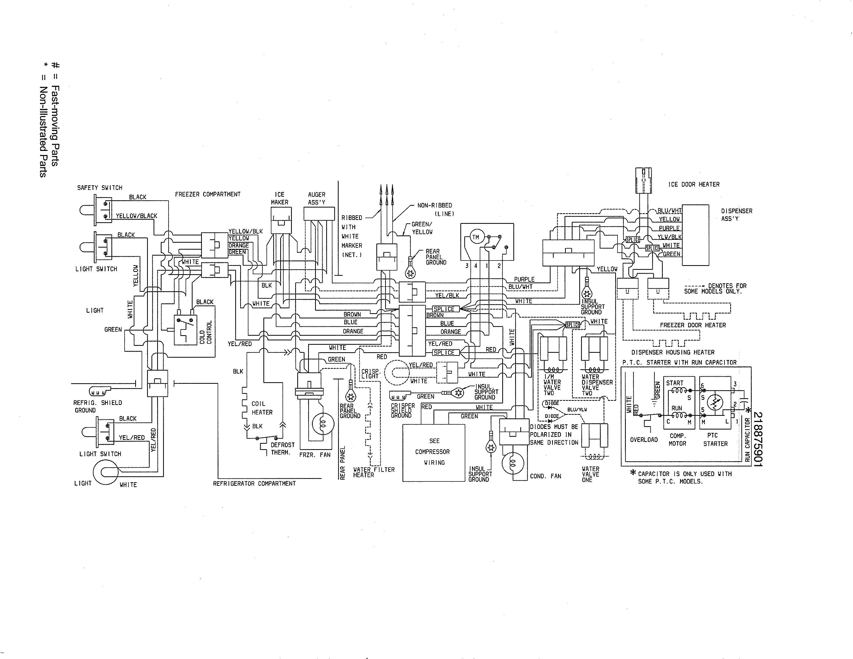 Frigidaire FRS20ZSHB1 wiring diagram diagram