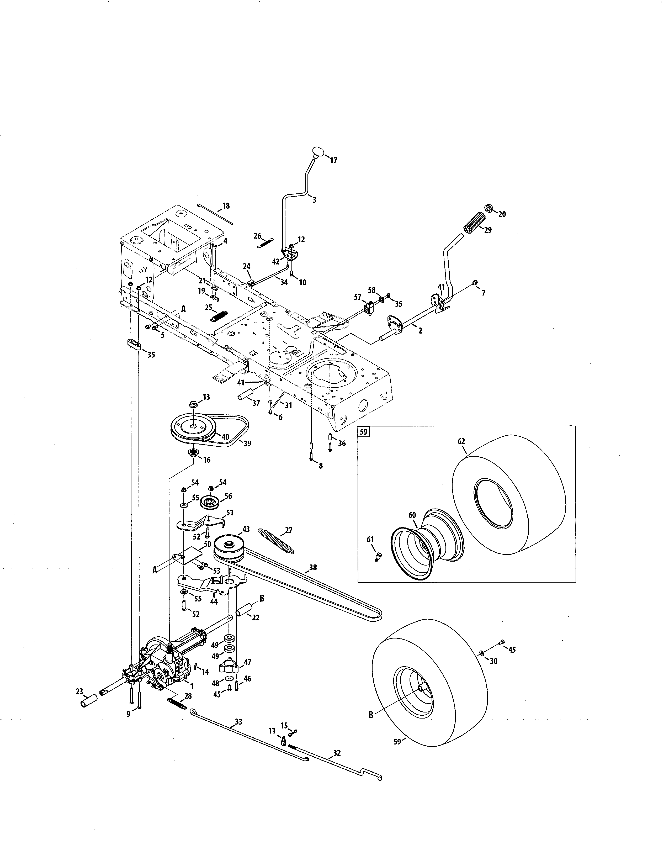 Craftsman 247288870 transmission diagram