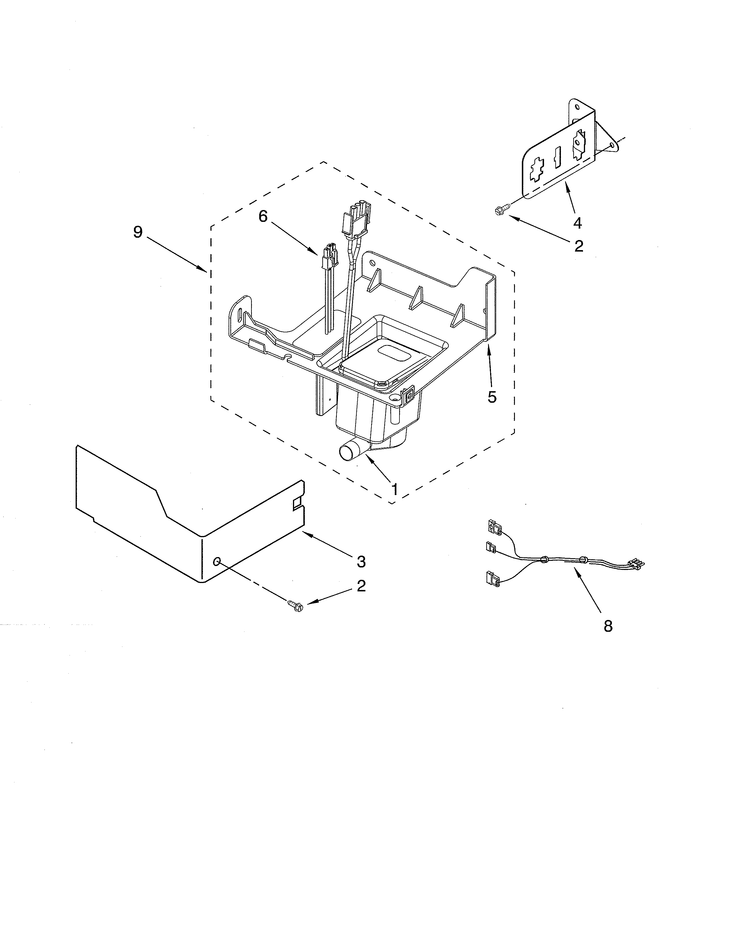 Whirlpool GI15NDXXB1 pump diagram