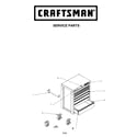 Craftsman 70682492 tool chest diagram