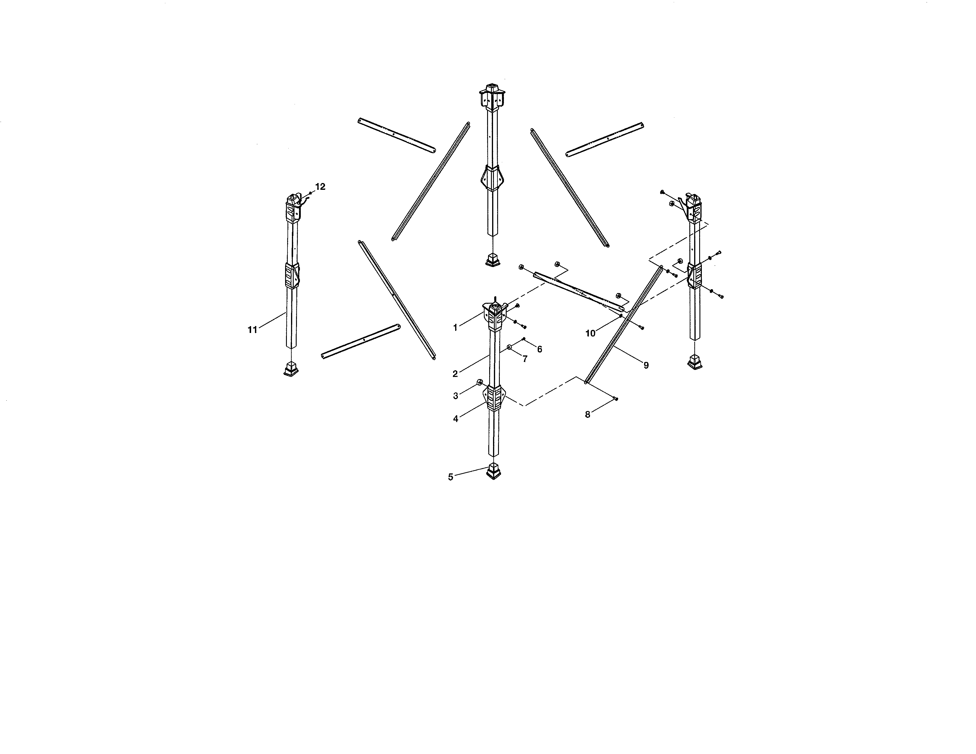 Craftsman 315349720 legs diagram