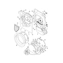 Kenmore 41798022000 front panel/lint filter diagram
