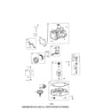 Craftsman 247374860 cylinder/crankshaft/sump diagram