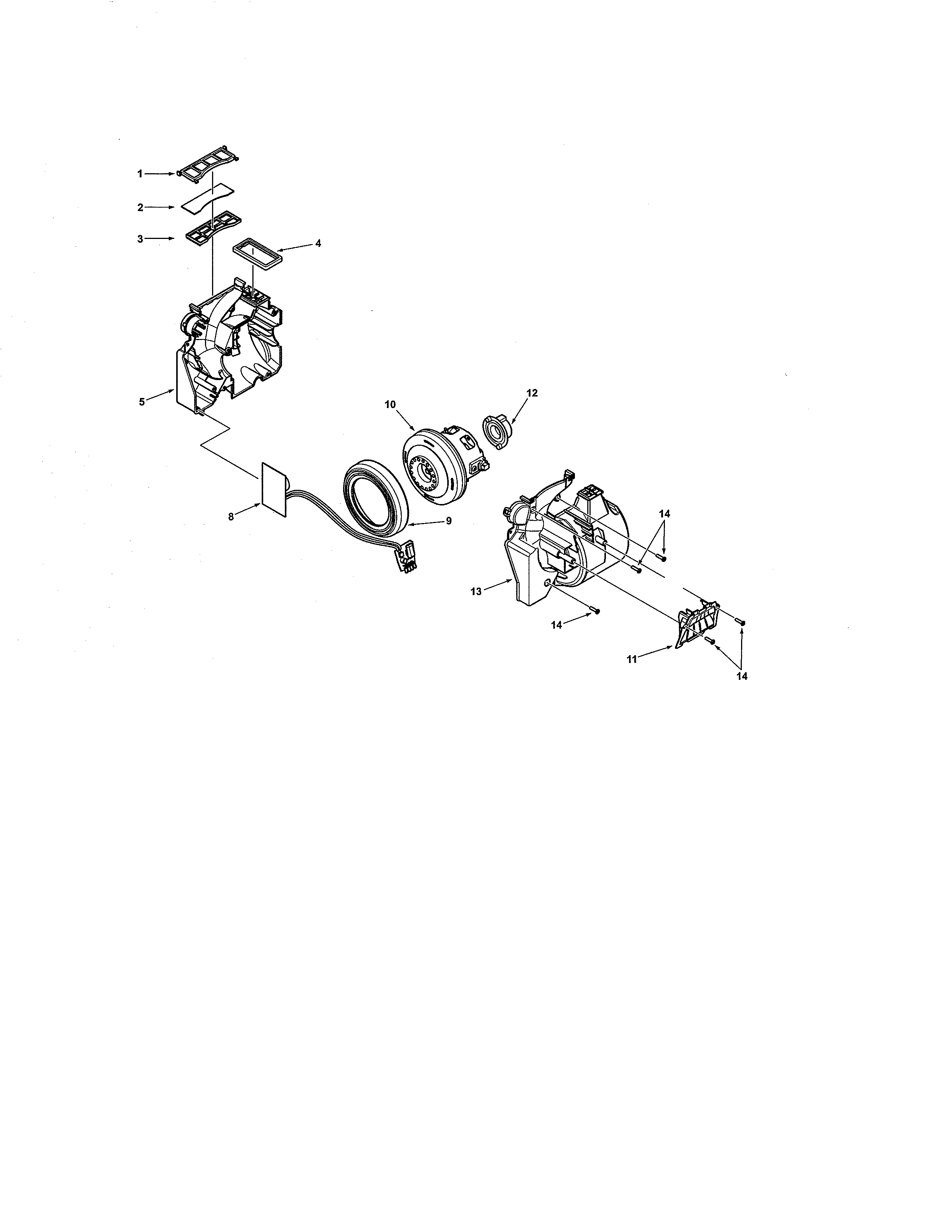 Kenmore 11631040903 fan motor diagram