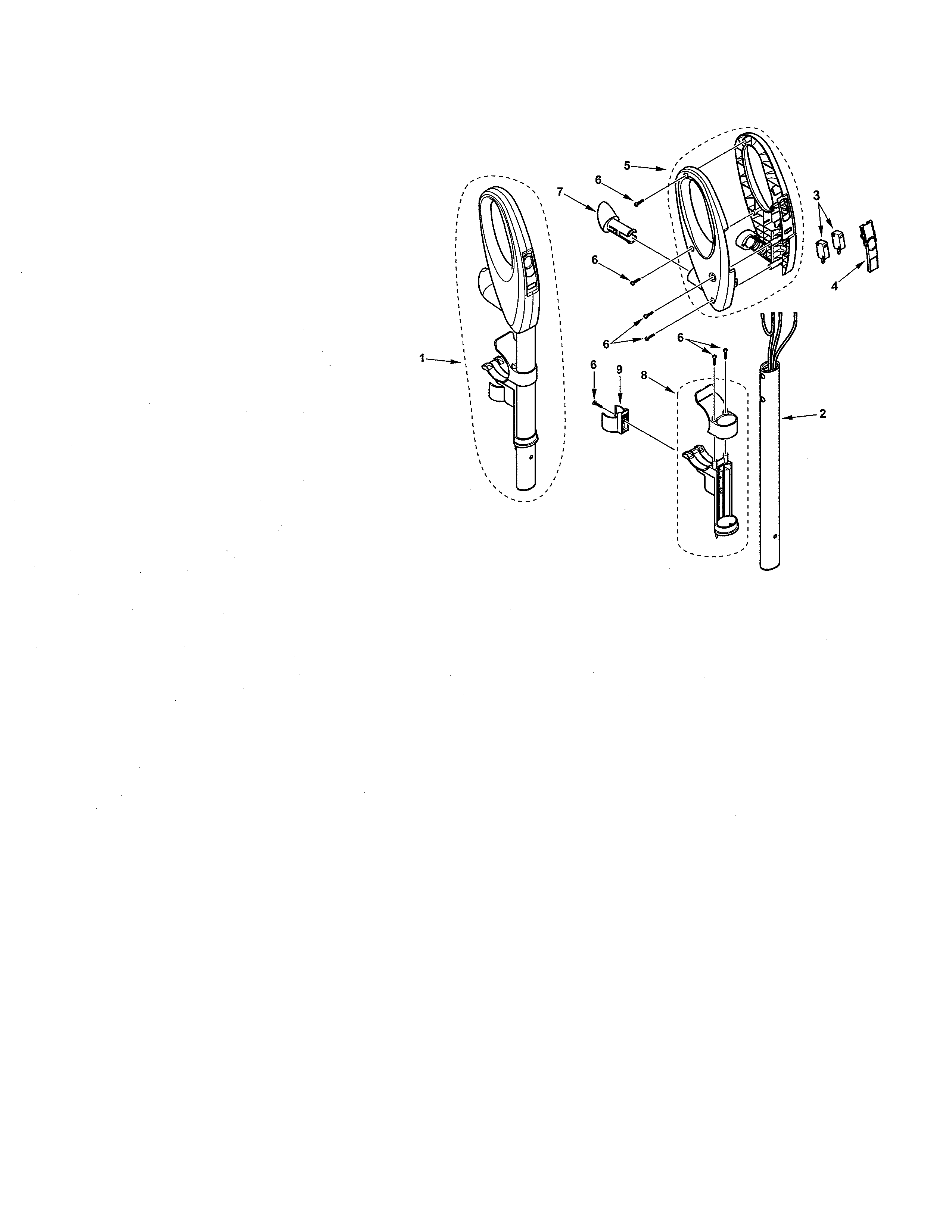 Kenmore 11631040903 handle diagram