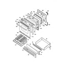 GE JGBP79WEV1WW door/drawer diagram