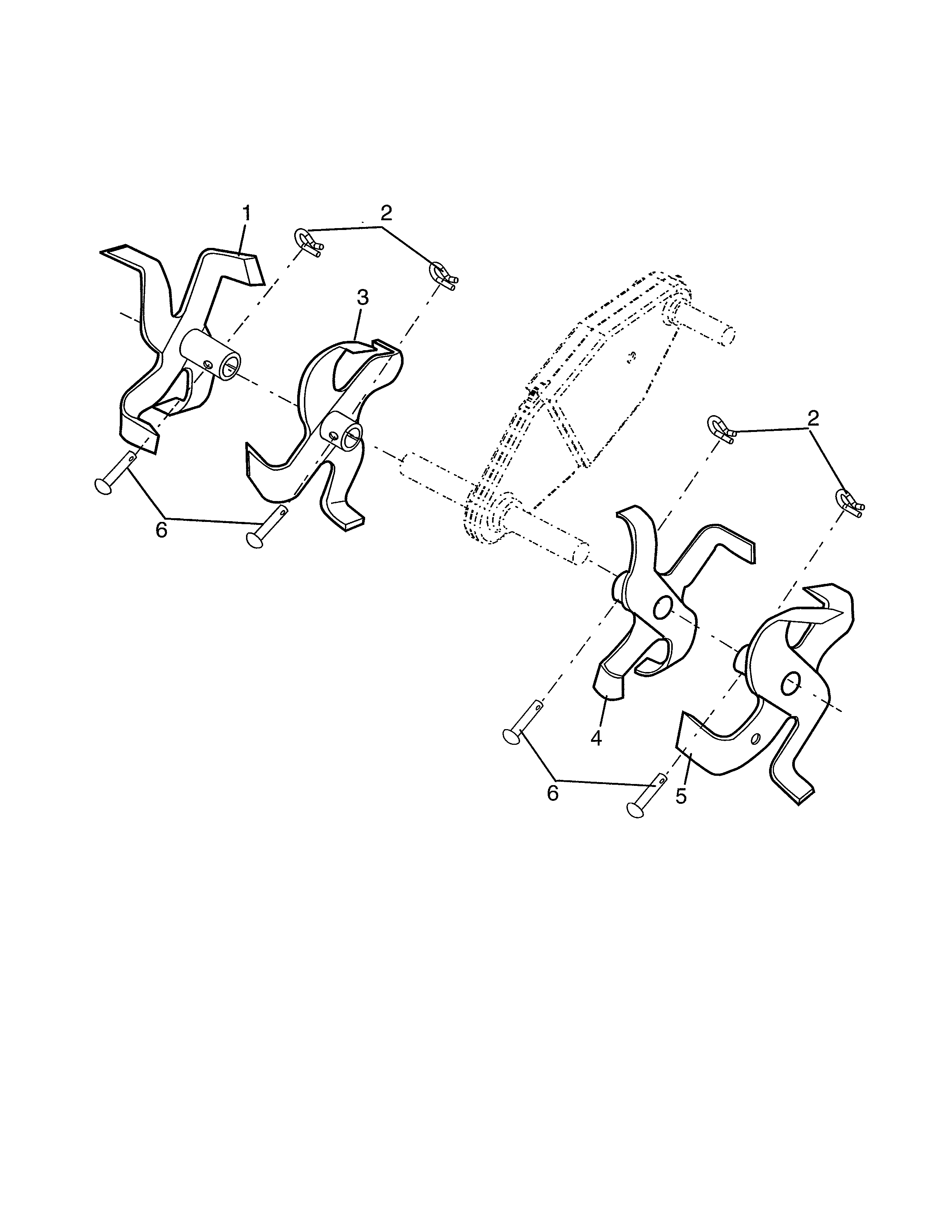 Husqvarna 917250092 tine assembly diagram