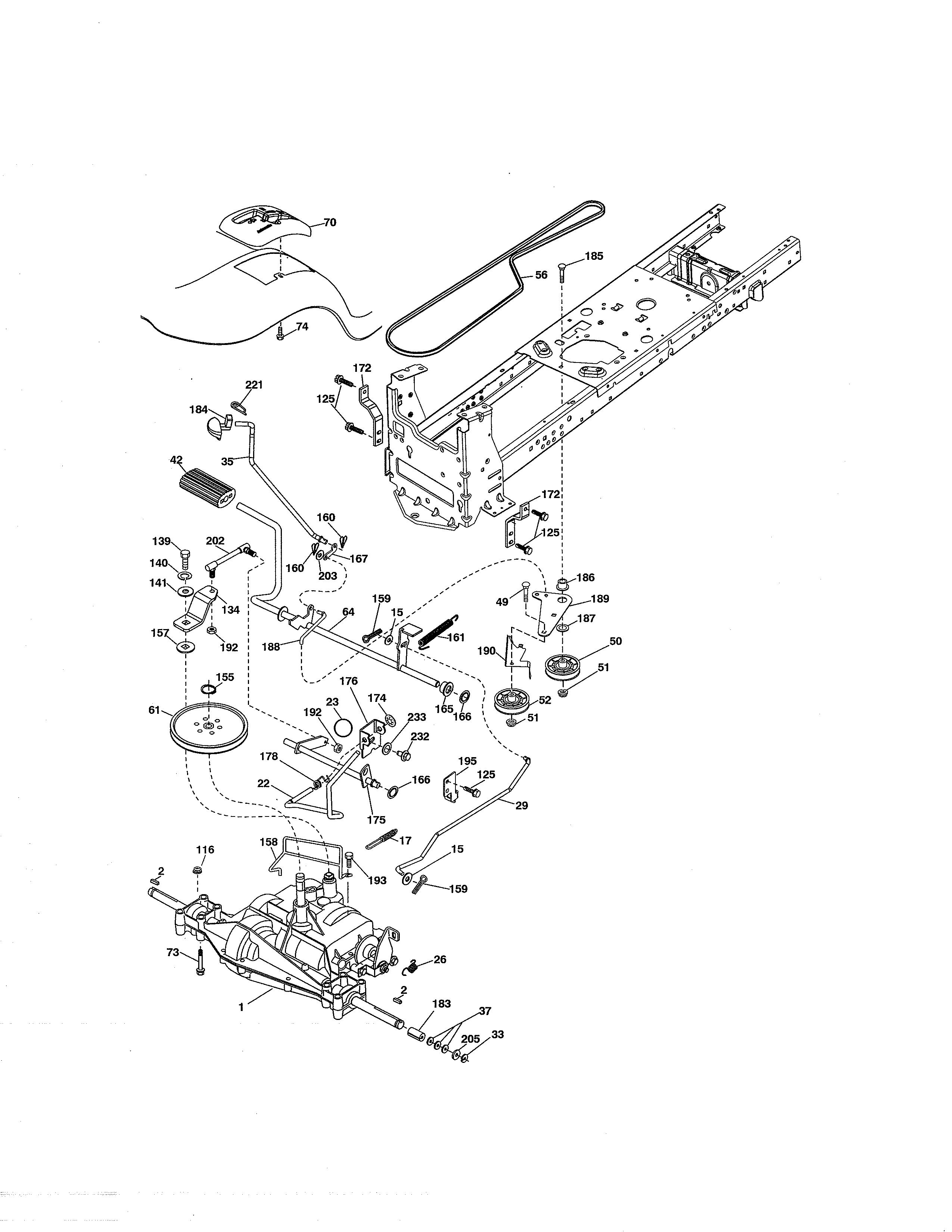 Craftsman 917250231 ground drive diagram