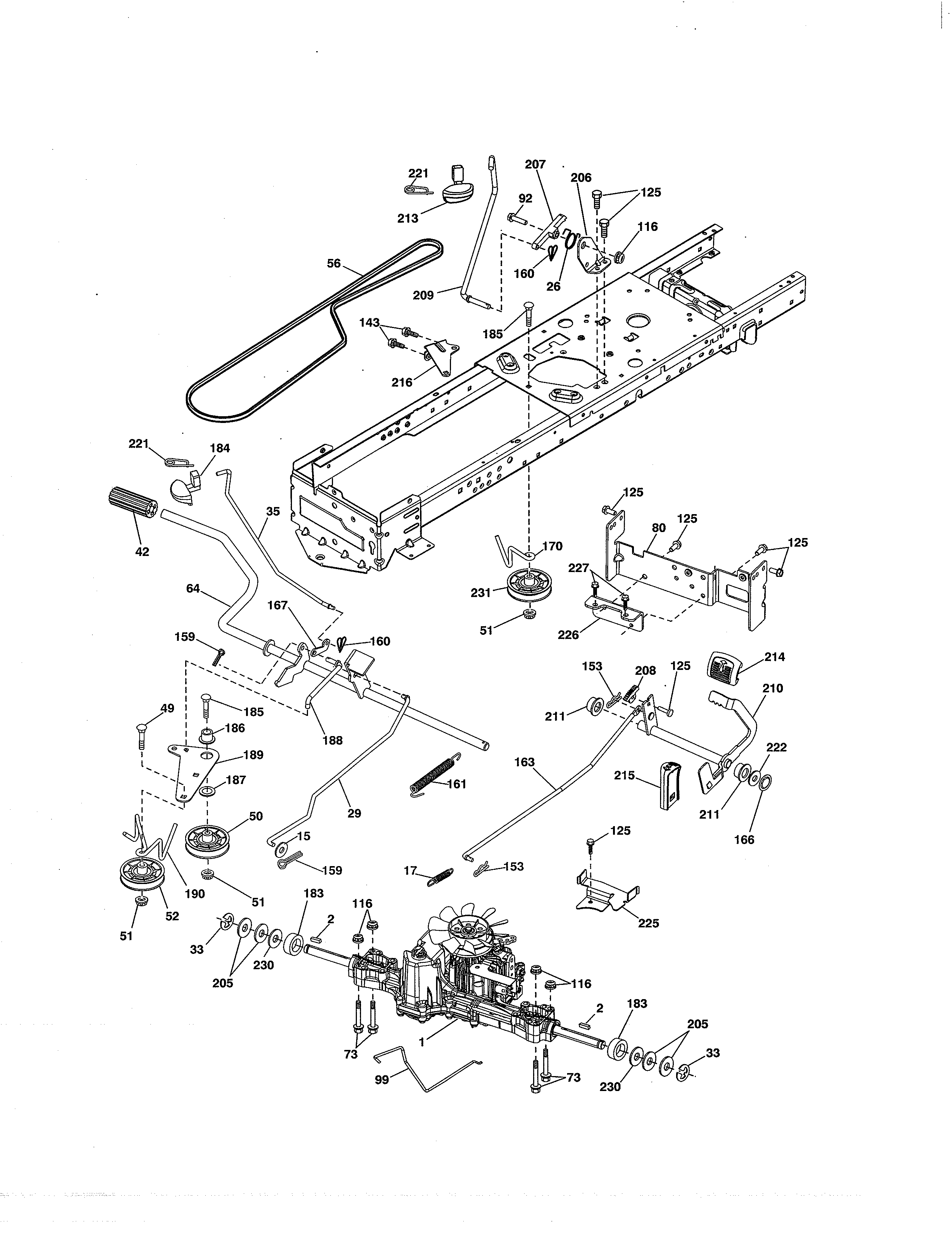 Craftsman 917253692 drive diagram
