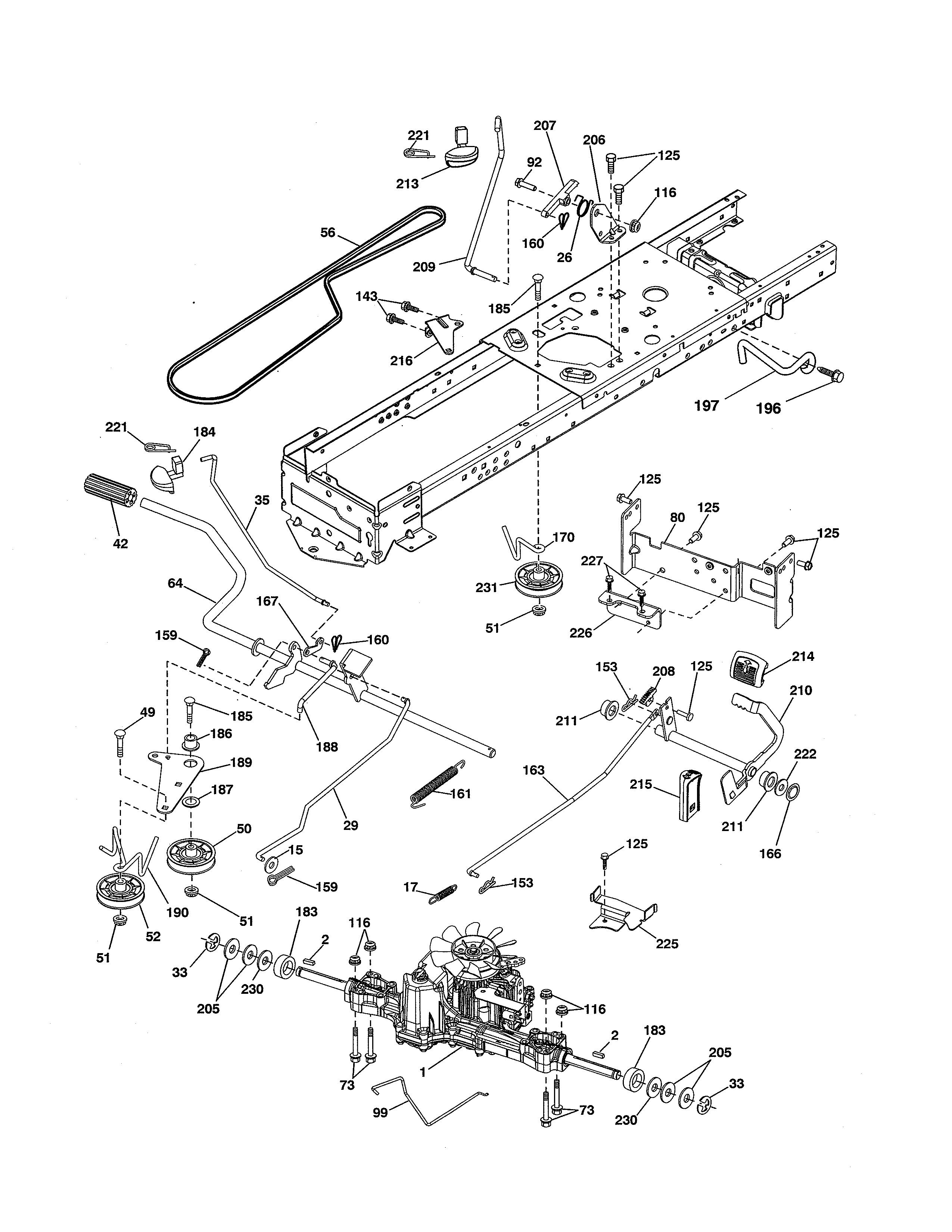 Craftsman 917253702 drive diagram