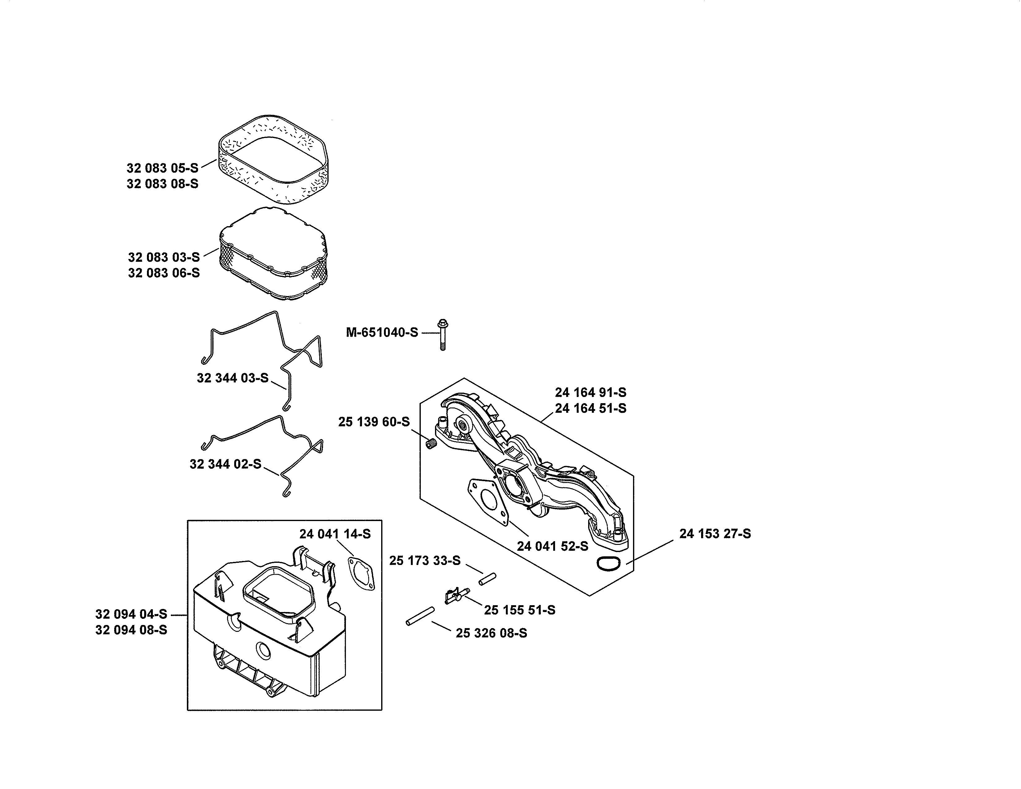 Craftsman 917253702 air intake/filtration diagram