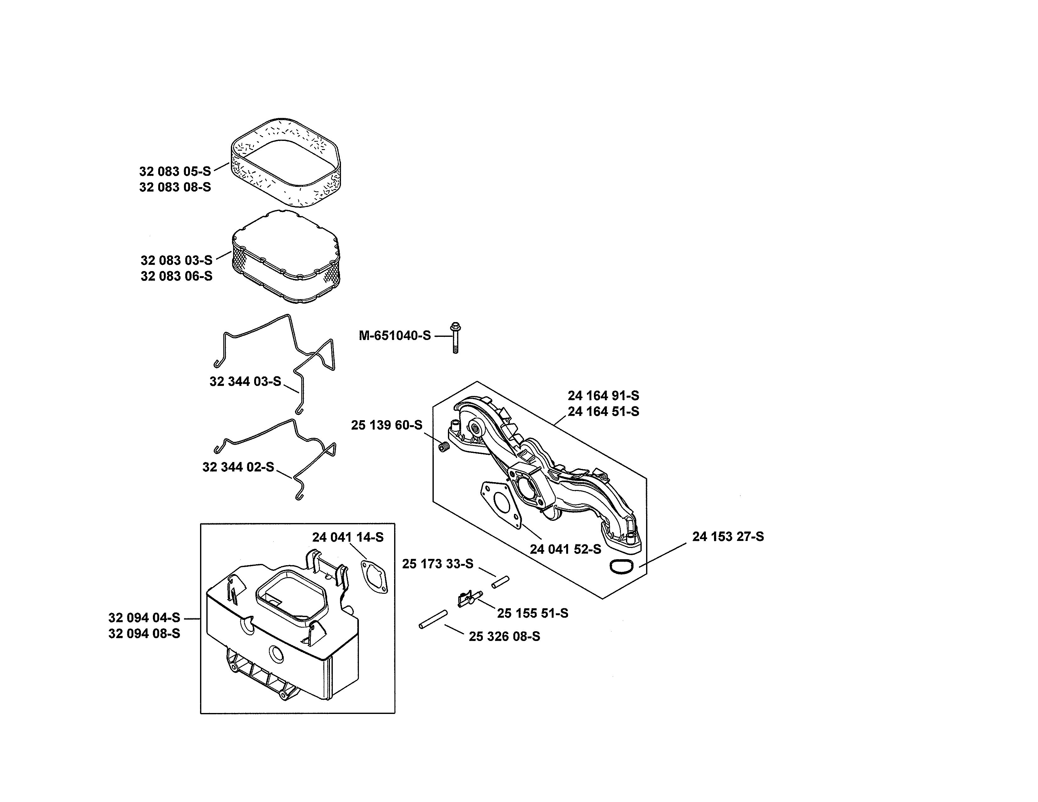 Craftsman 917253714 air intake/filtration diagram