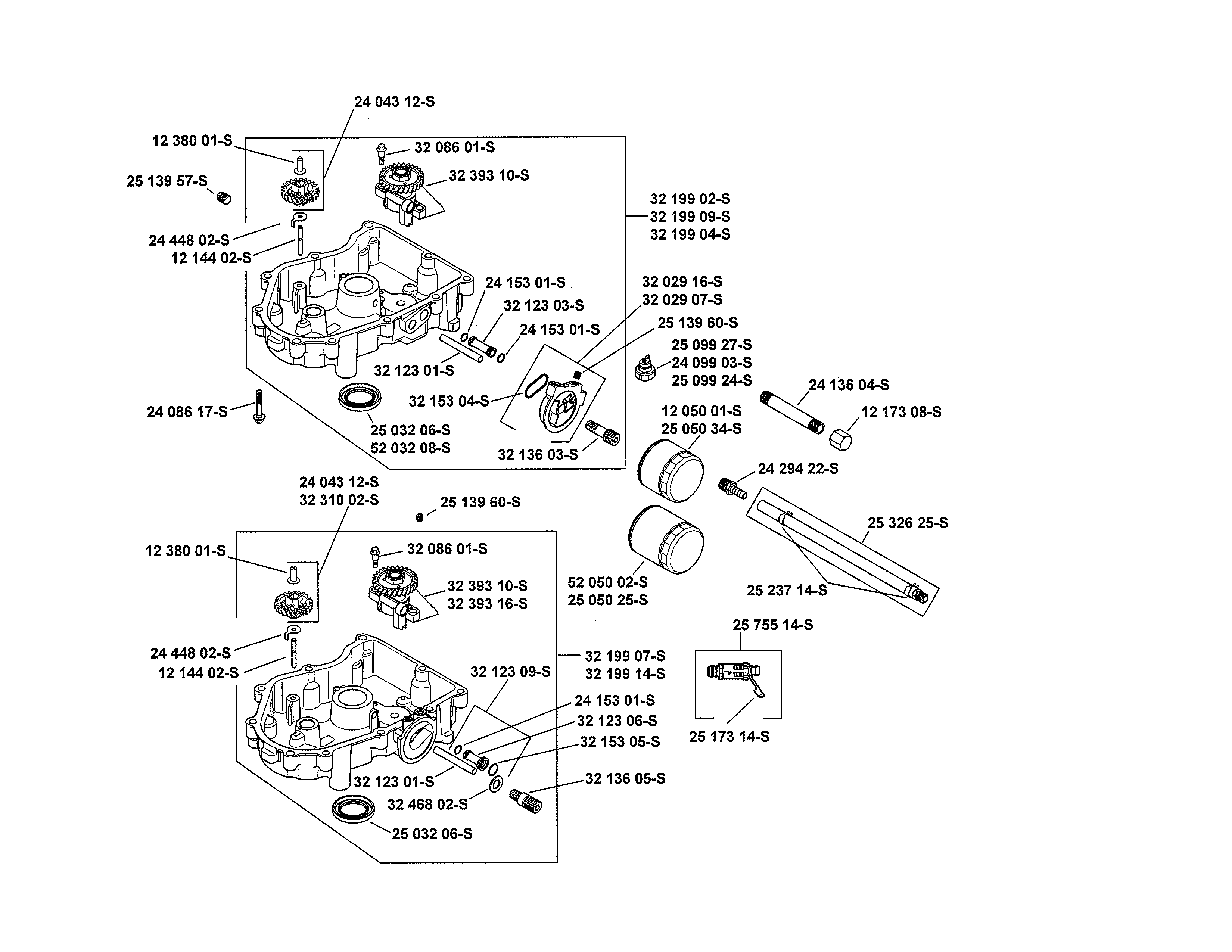 Craftsman 917253714 oil pan/lubrication diagram