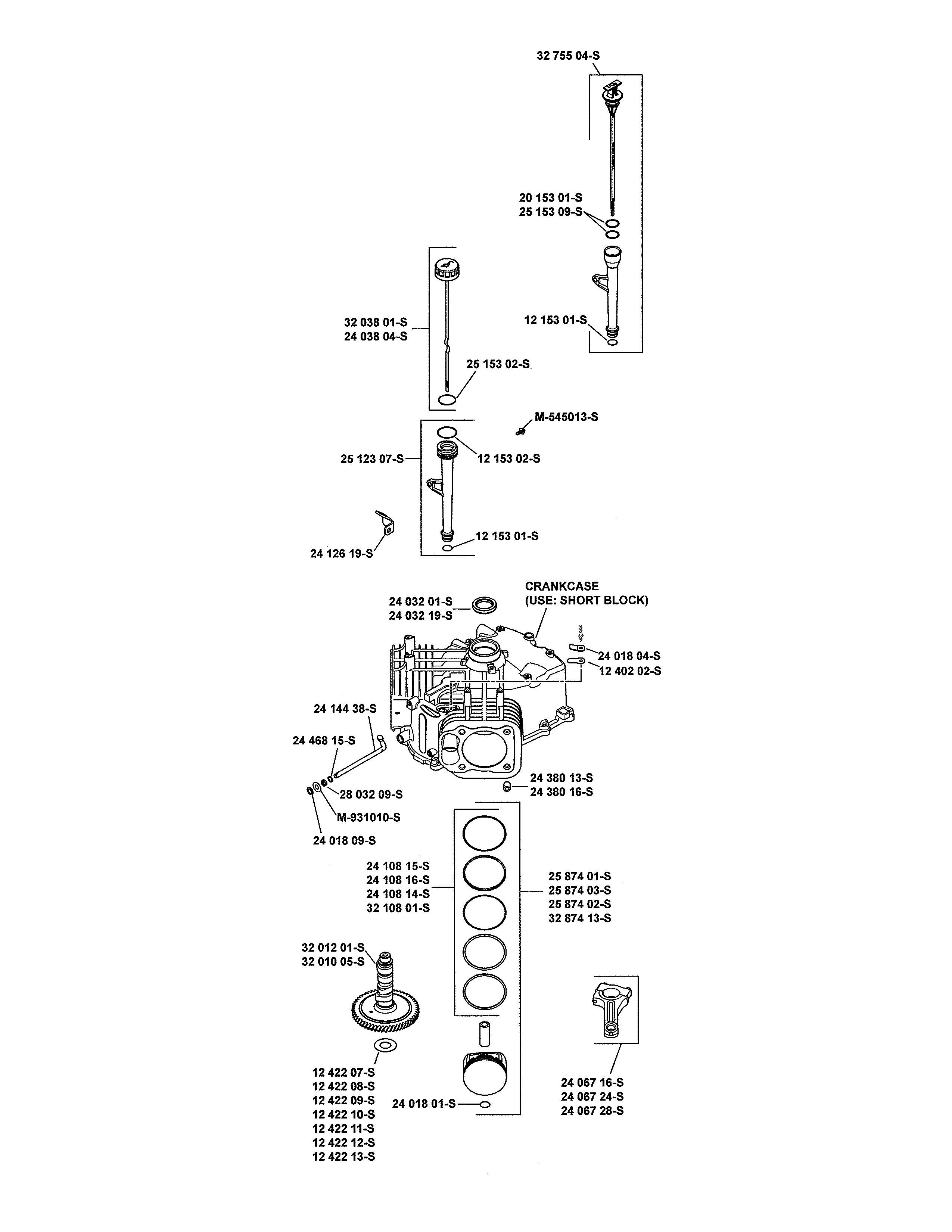 Craftsman 917253714 crankcase diagram