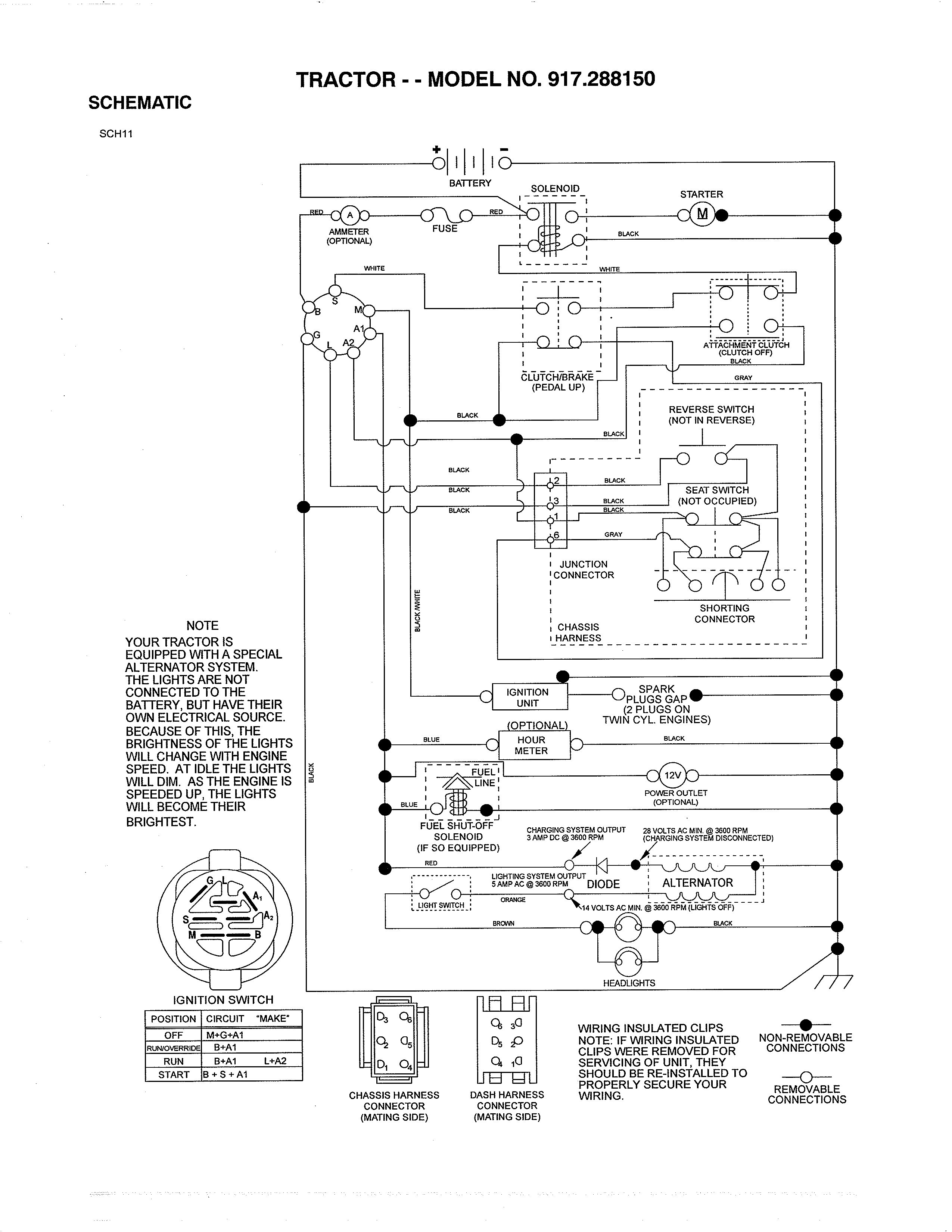 Craftsman 917288150 schematic diagram diagram