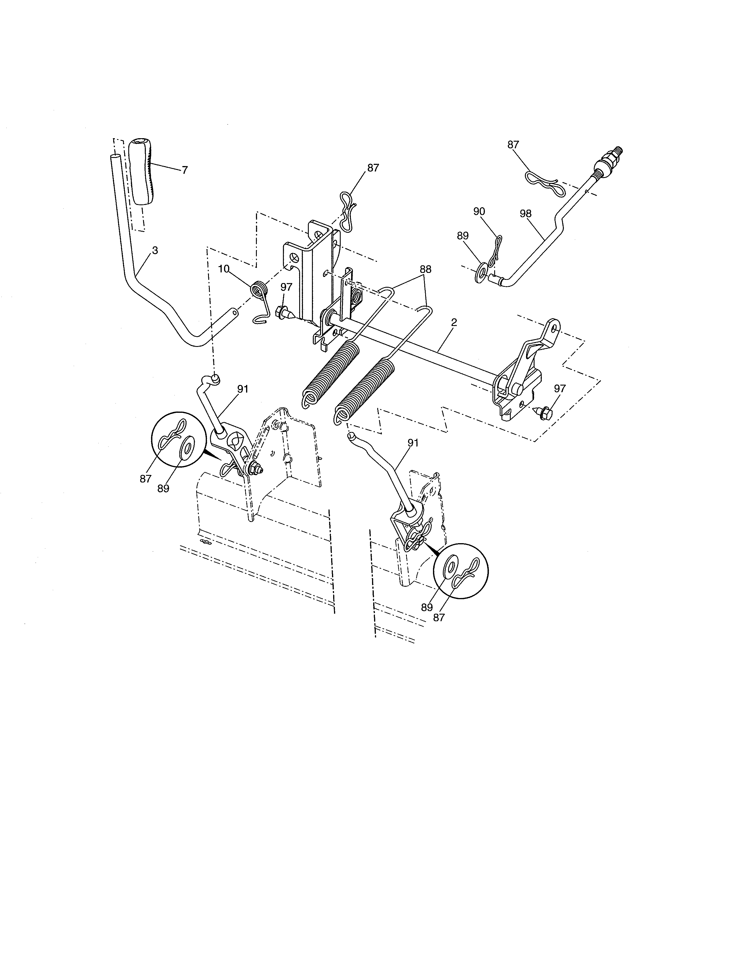 Craftsman 917288671 lift diagram
