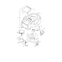 Craftsman 917289550 blower housing/baffles diagram