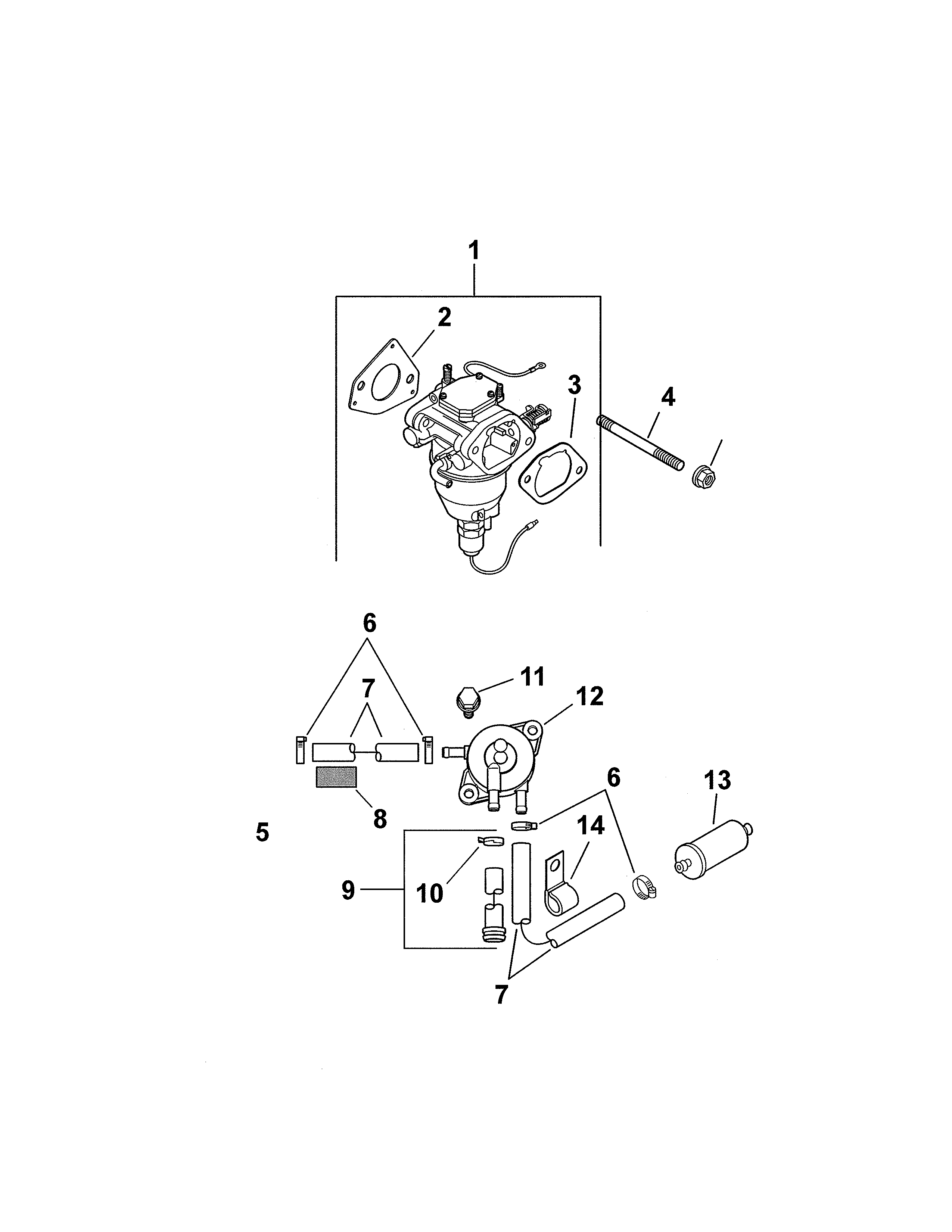 Craftsman 917289550 fuel system diagram