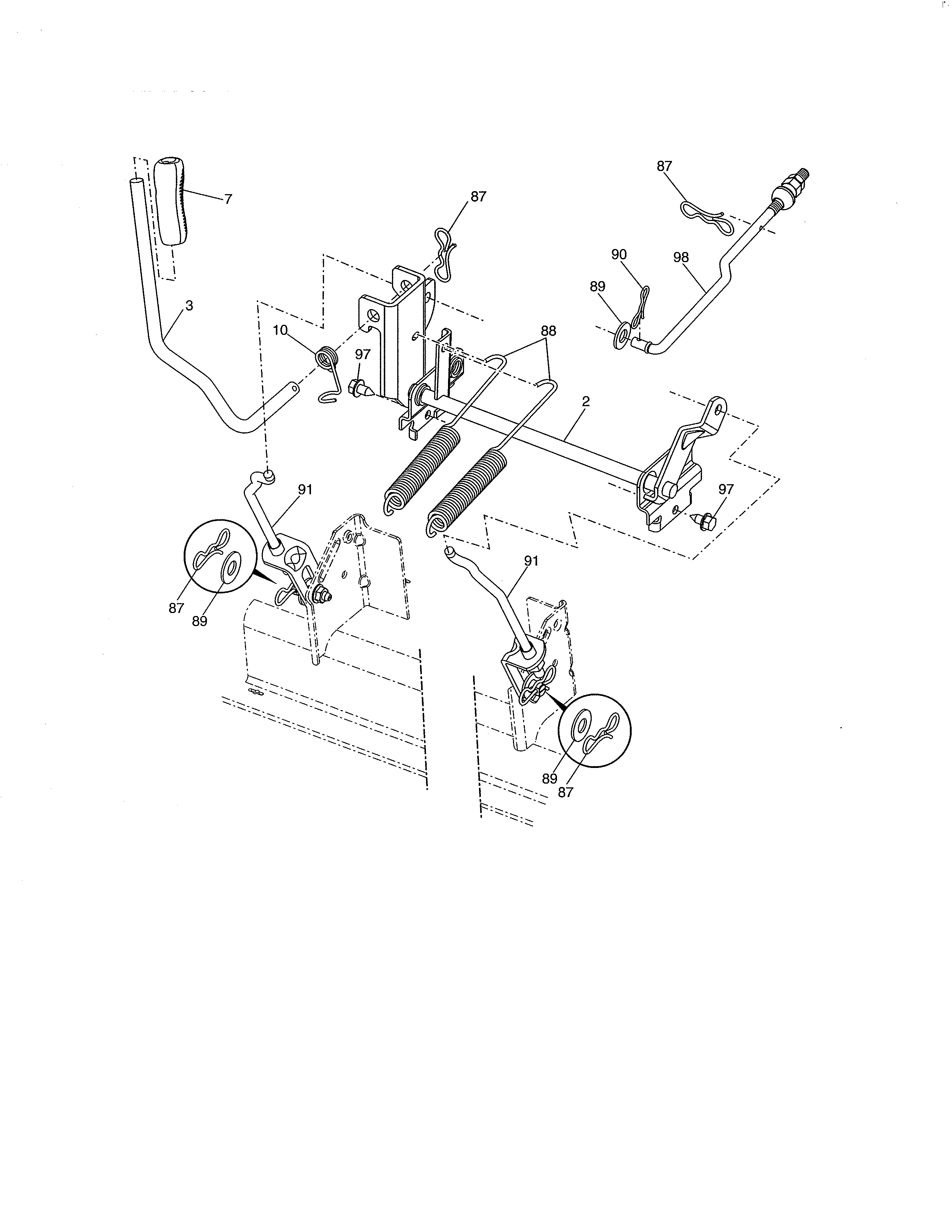 Craftsman 917288612 lift diagram