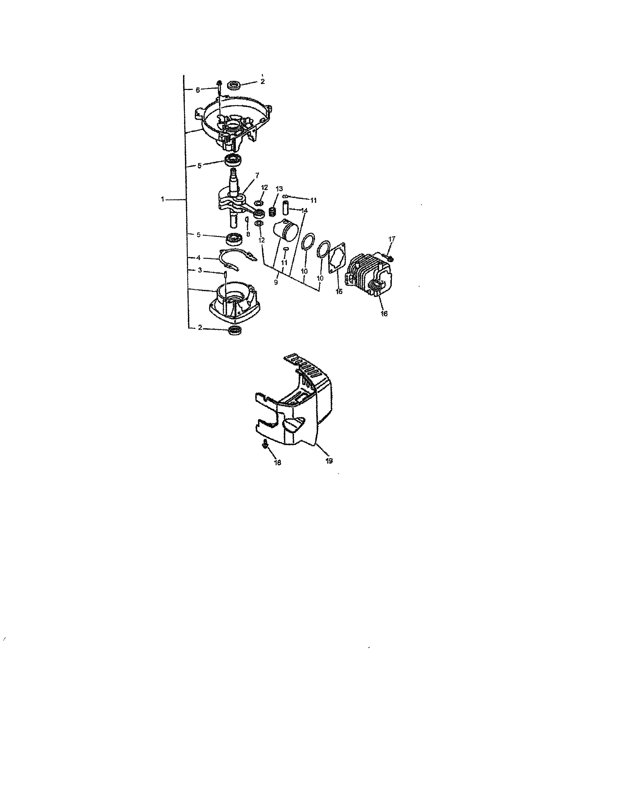 Mantis 7222E engine - block diagram
