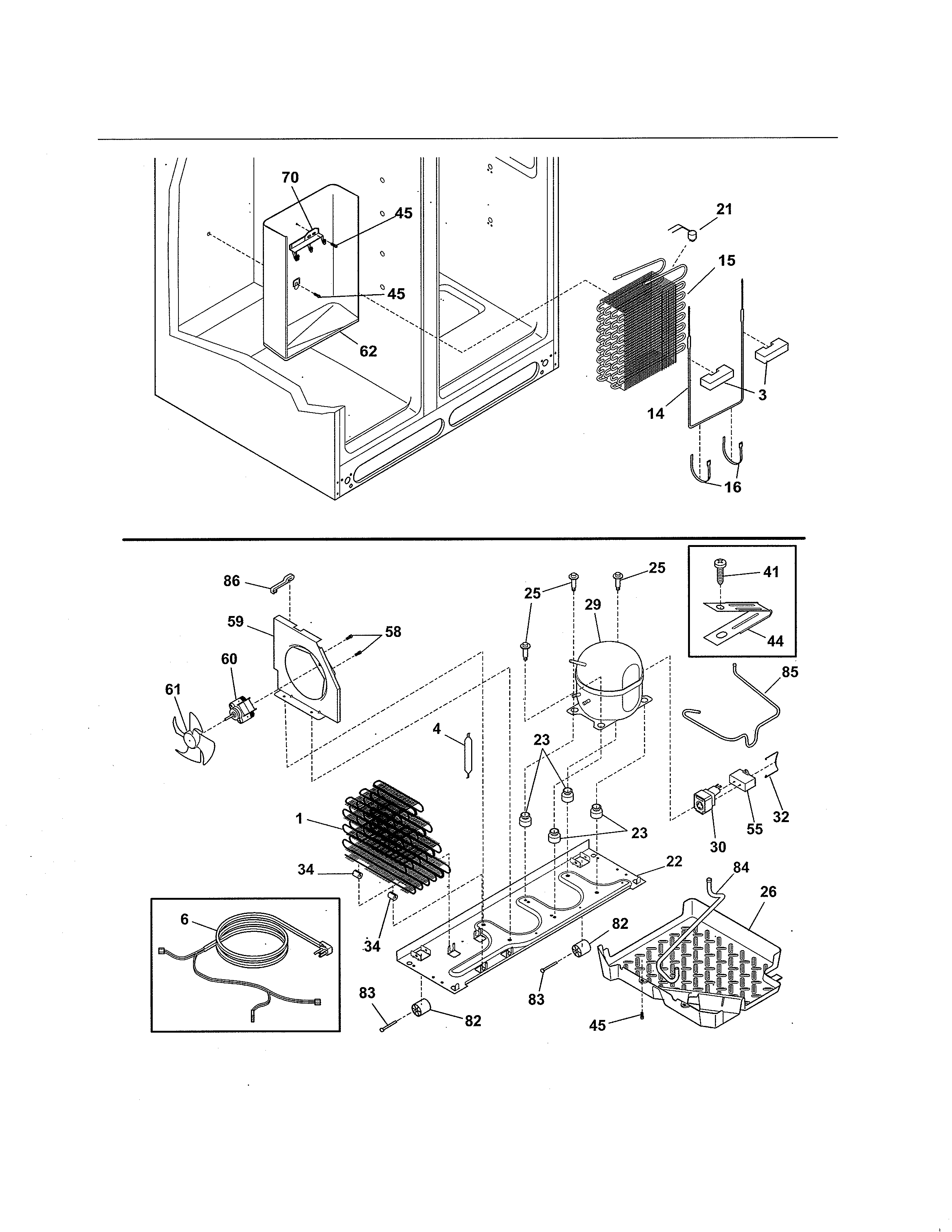 Frigidaire FFHS2611LB7 system diagram