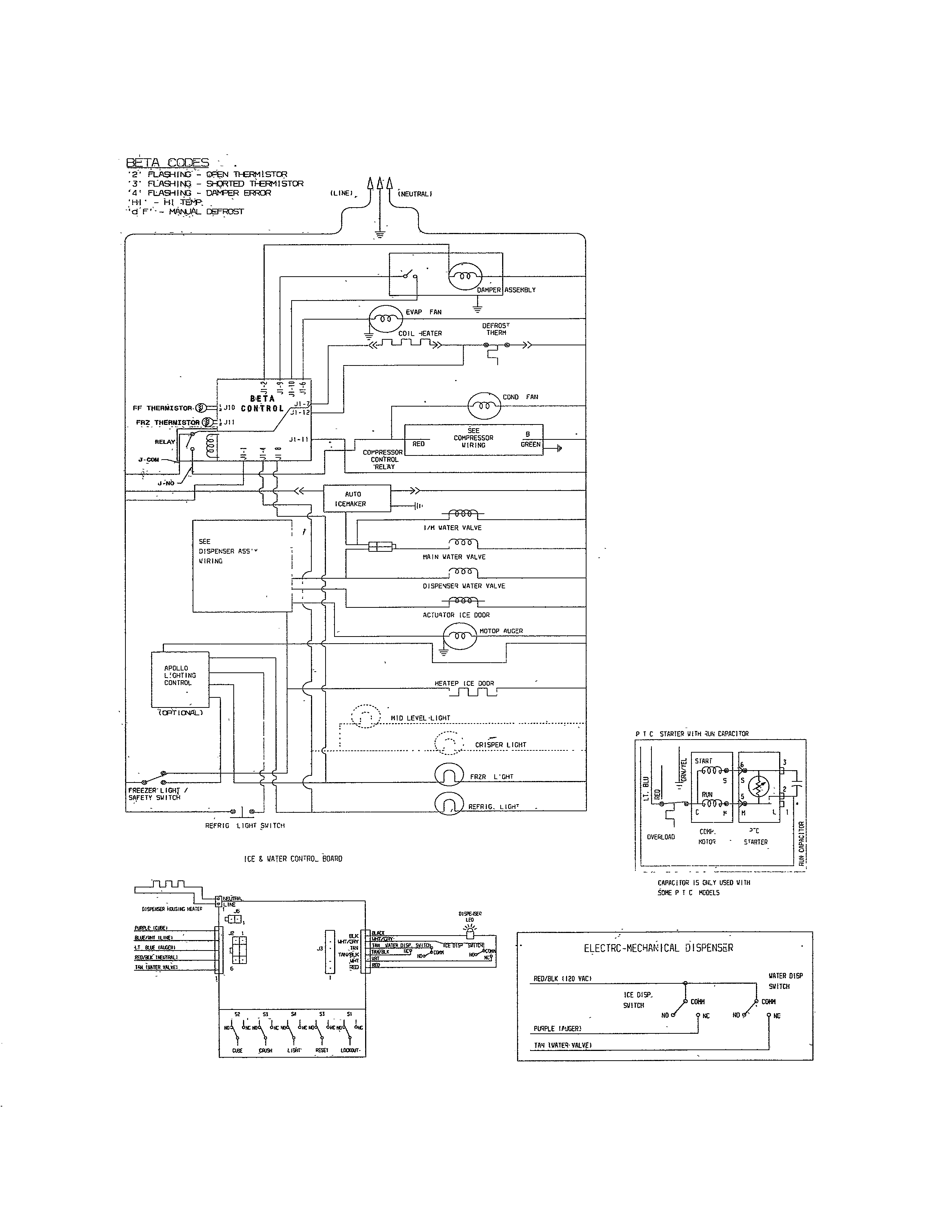 Frigidaire FFHS2611LB7 wiring diagram diagram