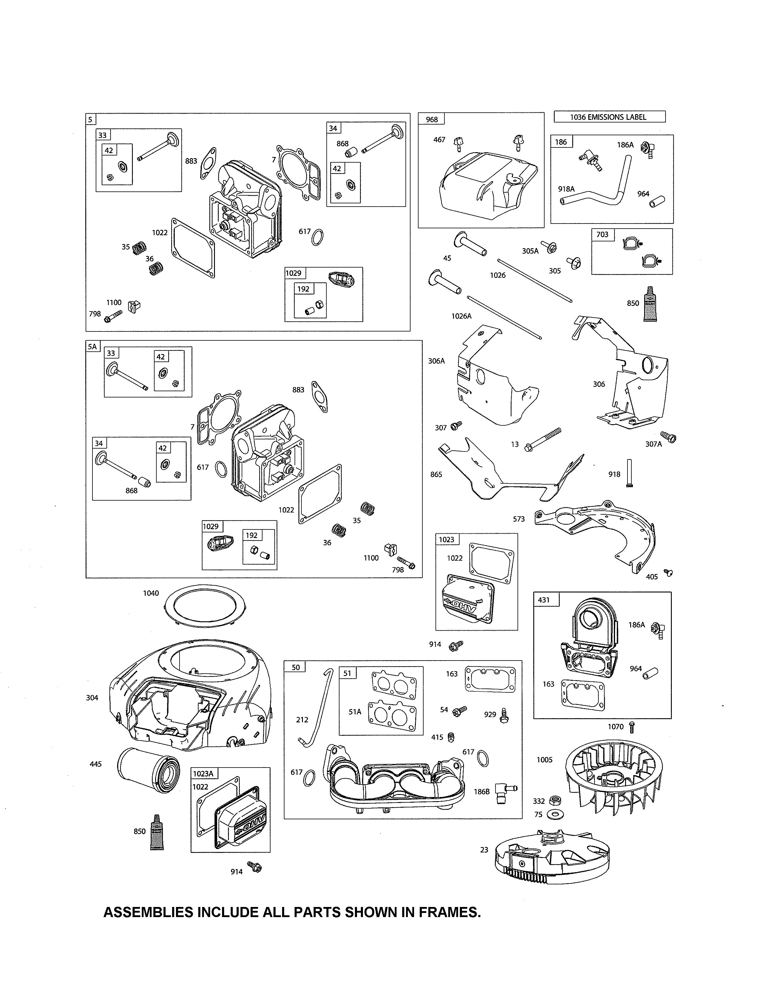 Craftsman 917992880 cylinder head/manifold intake diagram