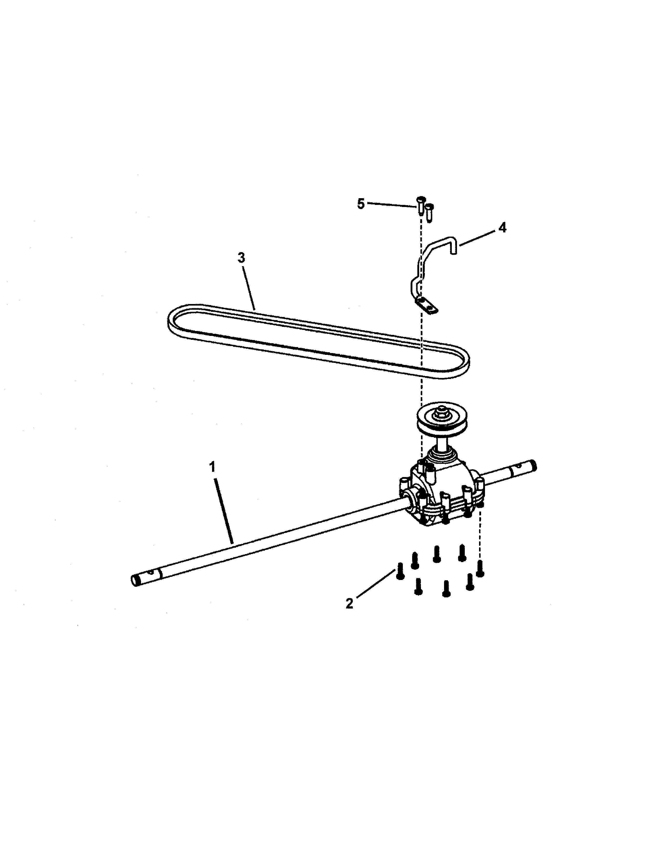 Snapper 7800689 (ESPV22675HW) transmission diagram