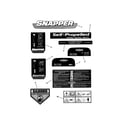 Snapper 7800473 (ESPV22675HW) decals diagram