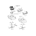 Snapper 7800165 (SP2265) engine/blade/front cover diagram