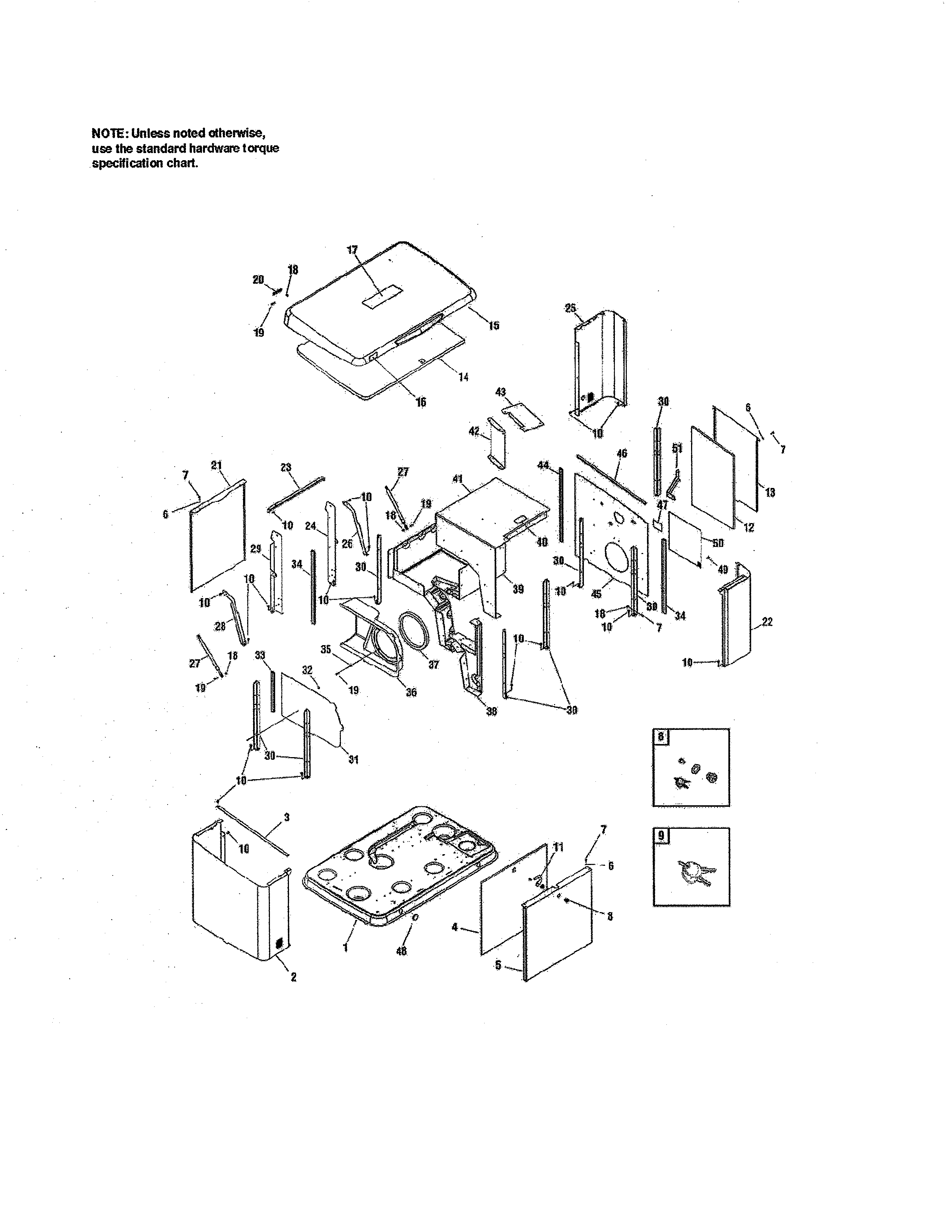 Briggs & Stratton 040393-00 enclosure diagram